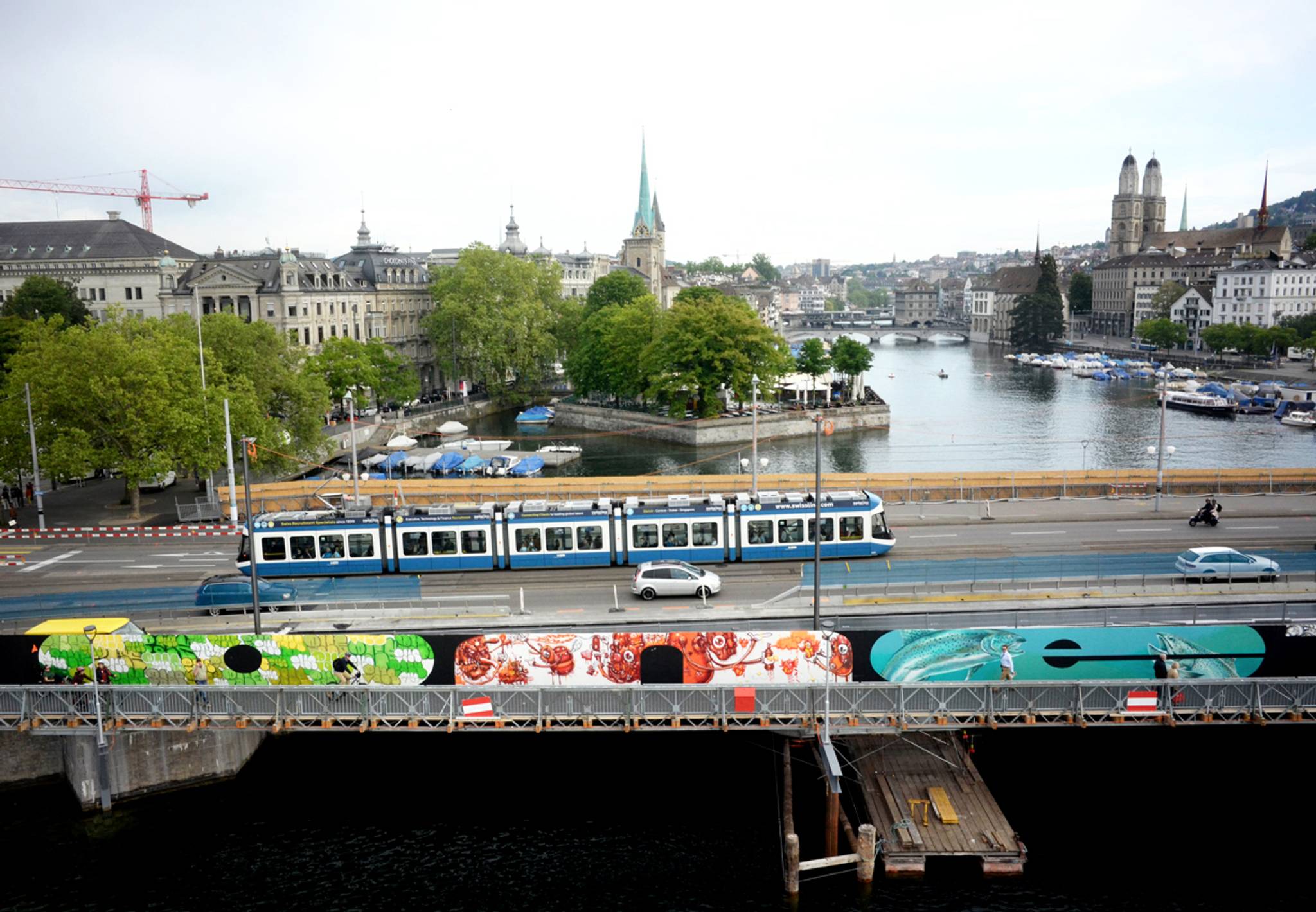 One Truth&mdash;Quai bridge Bellevue Zurich, 2015