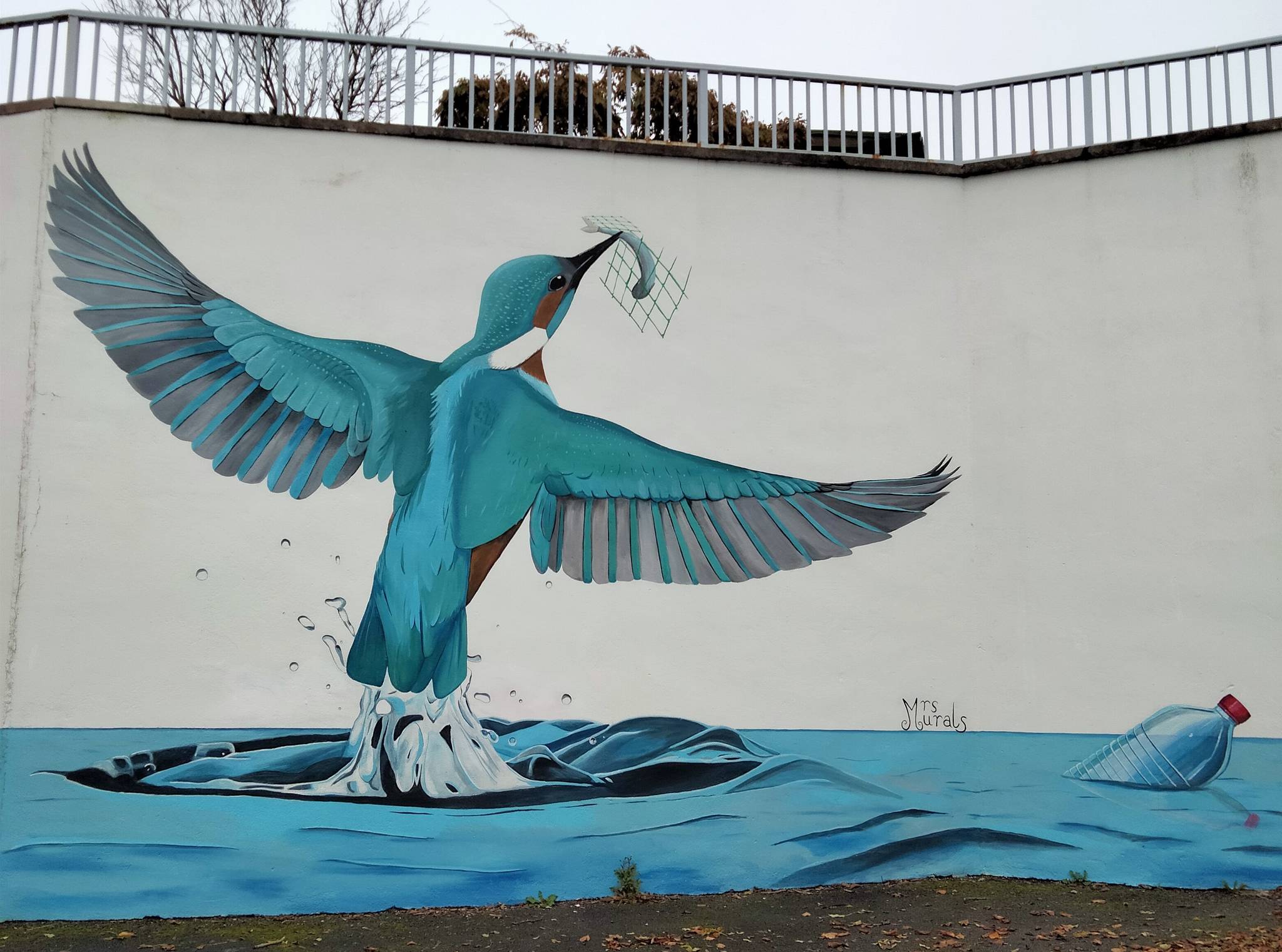 Mrs Murals&mdash;Birds Subway