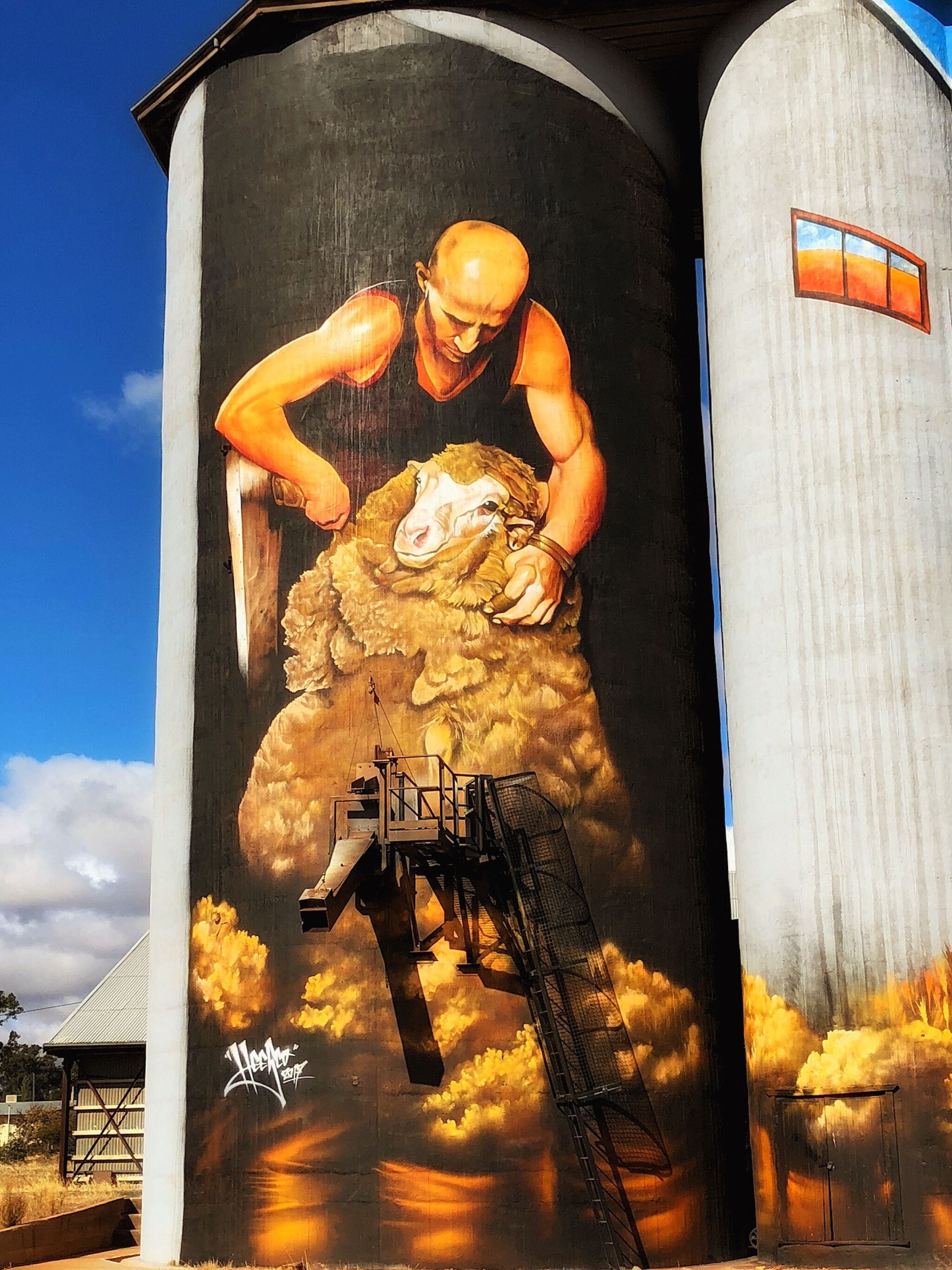 Heesco&mdash;Weethalle Silo Art