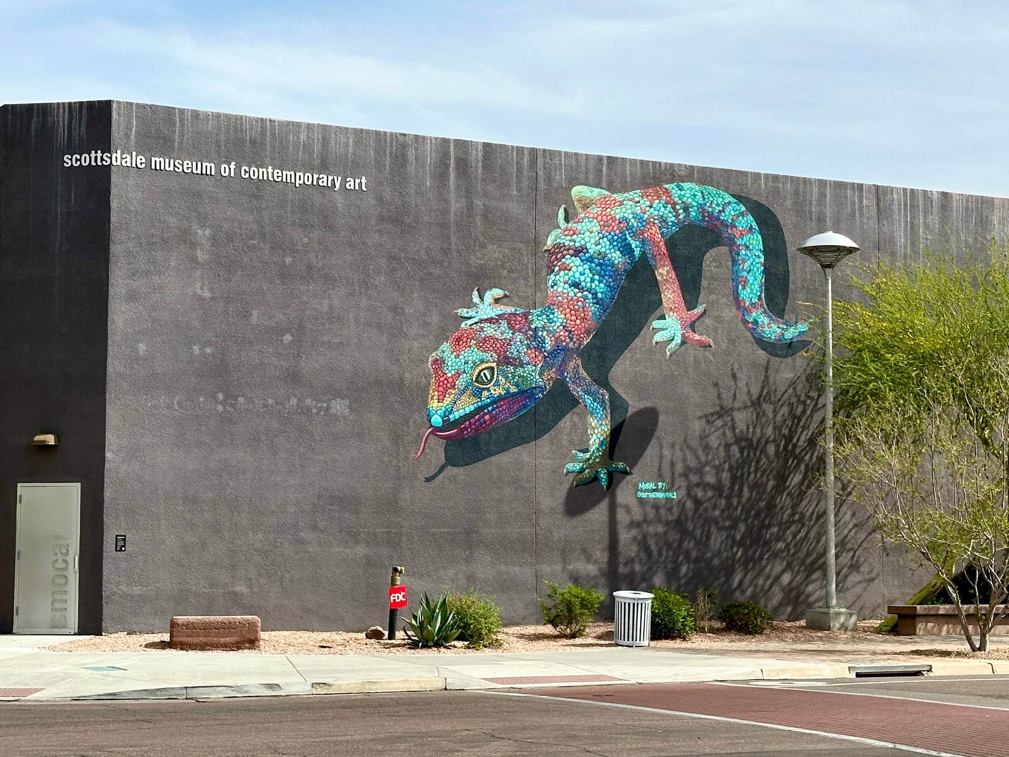 Out There Murals, Kayla Newman&mdash;A Lizard Approaches