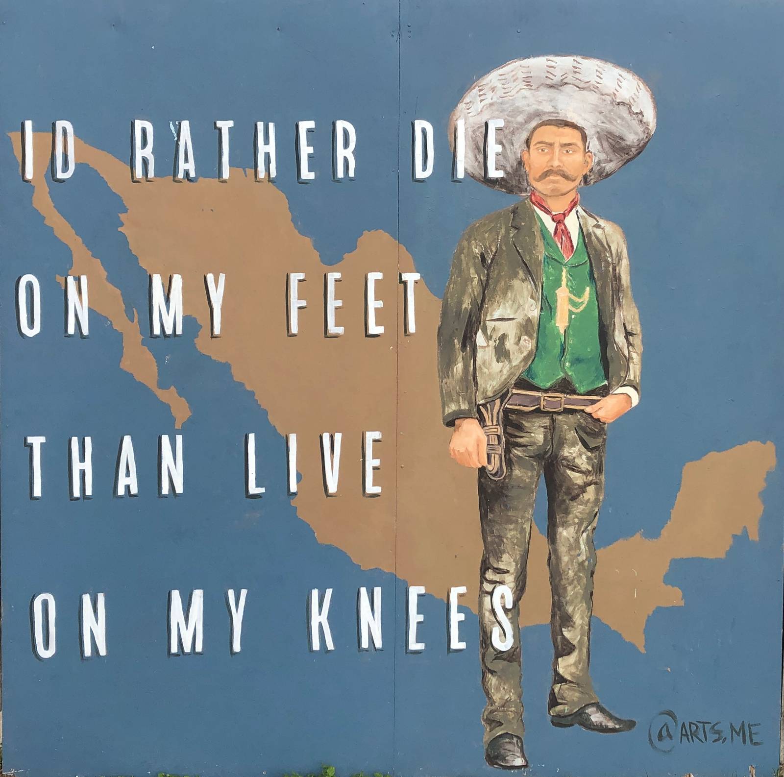 Michael Esparza&mdash;Zapata quote mural