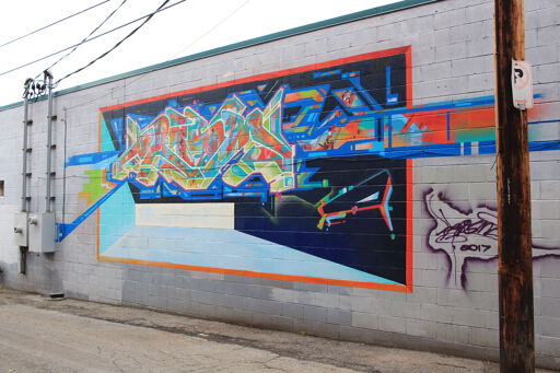 Michael Walsh Fox Way Mural Project Mural
