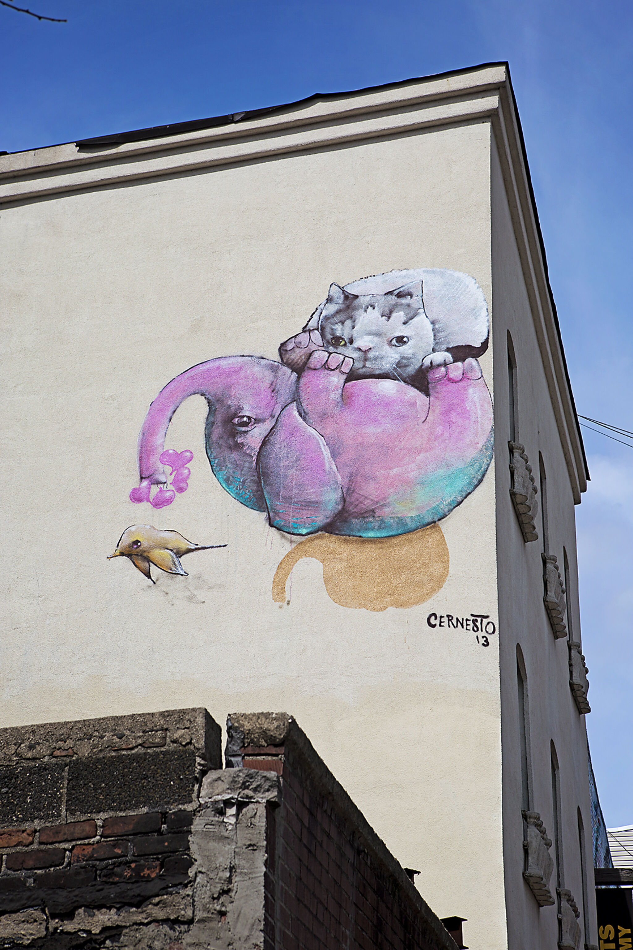 Cernesto&mdash;Pink Elephant & Kitty