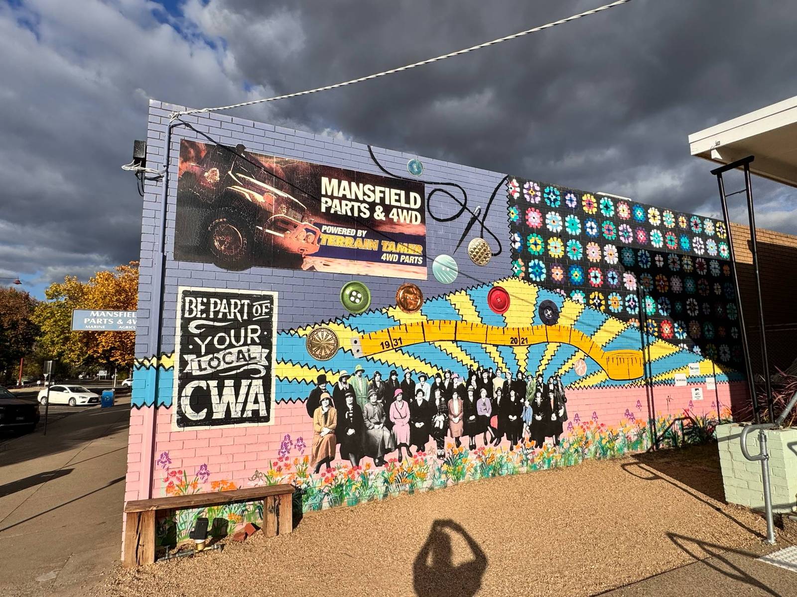 Unknown - Mansfield&mdash;CWA Mural