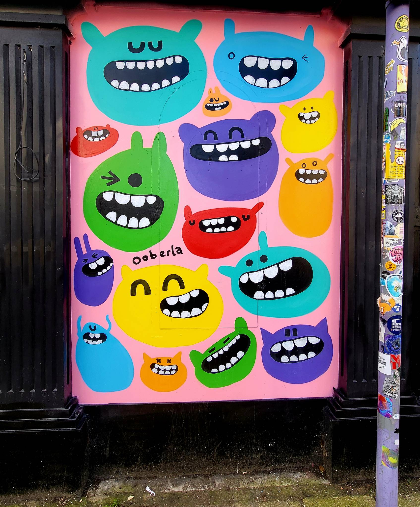 rooabrook, Koe1, Ketones6000, thisismidge, NZIE, Gary Stranger, pogo, RoosArt&mdash;Osborne Road Street Art Gallery