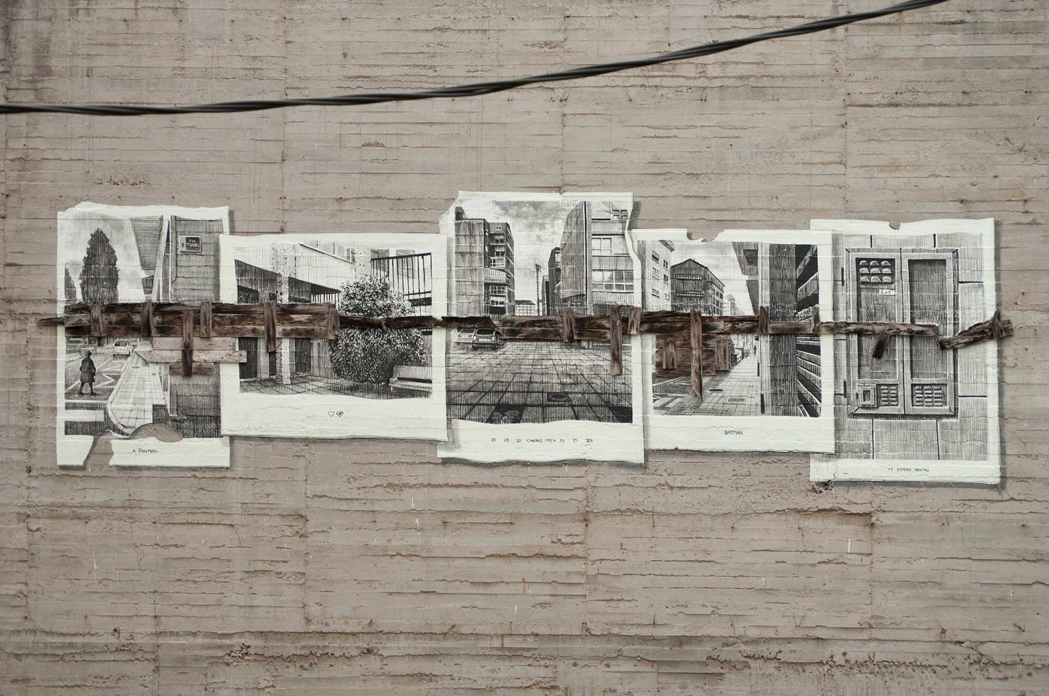Daniel Muñoz "SAN"&mdash;Tachar as pintadas dunha rúa