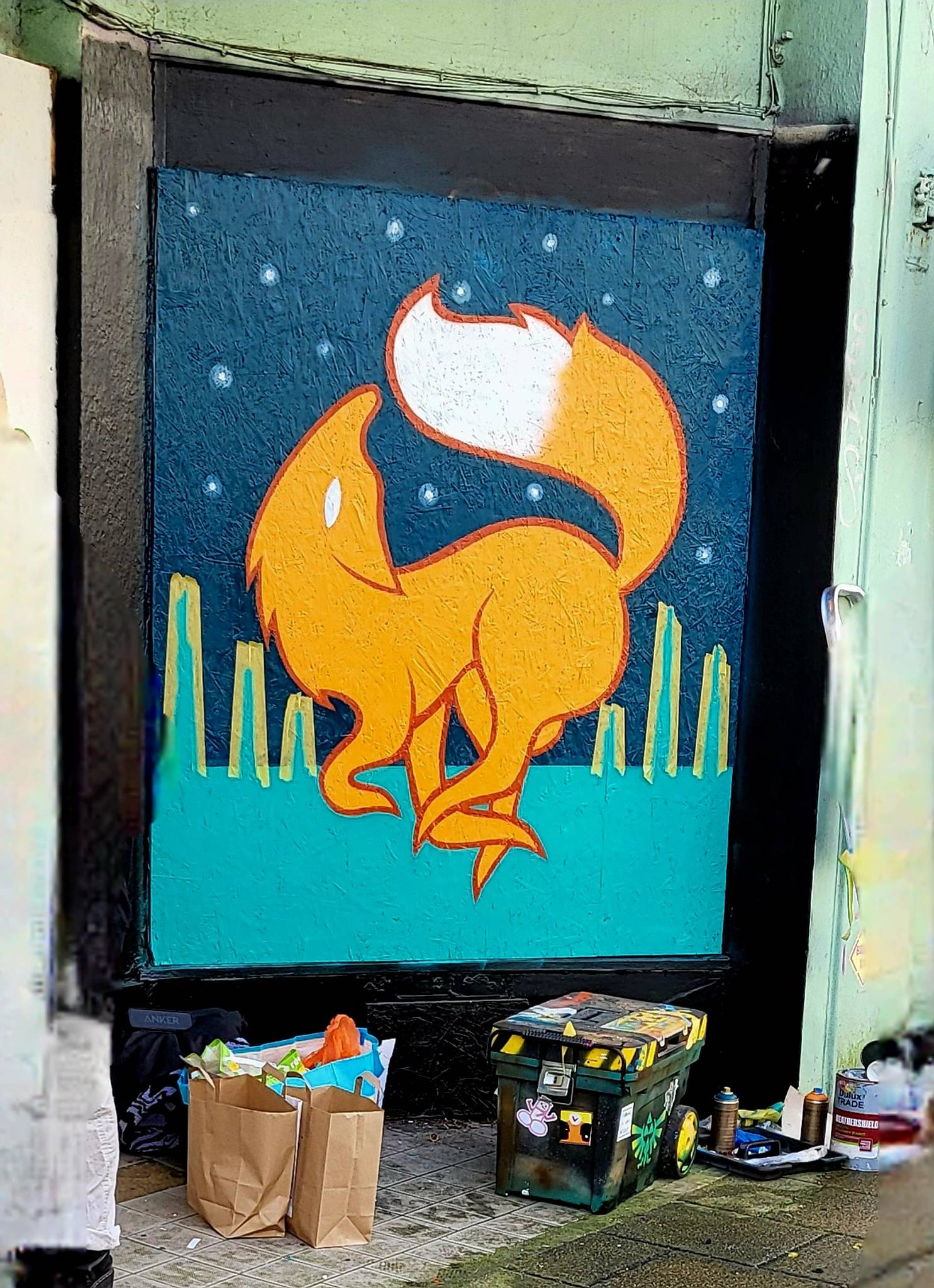 rooabrook, Koe1, Ketones6000, thisismidge, NZIE, Gary Stranger, pogo, RoosArt&mdash;Osborne Road Street Art Gallery