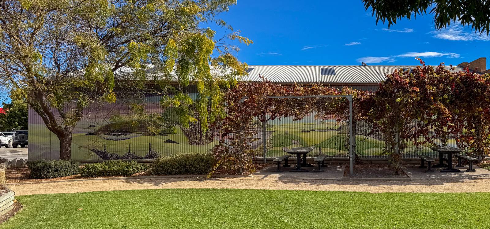 Anne Harris&mdash;Centenary Garden Mural