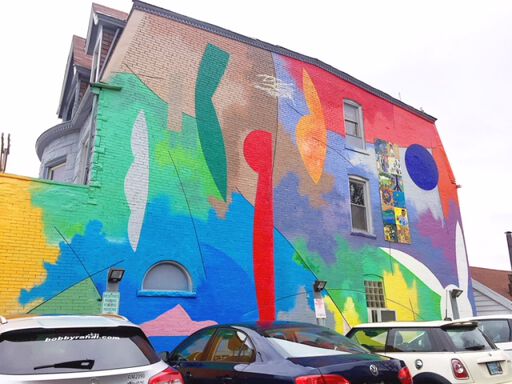 Grocery Kart Mural