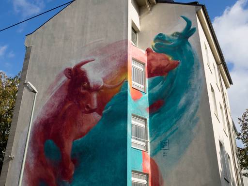 Bull against bear