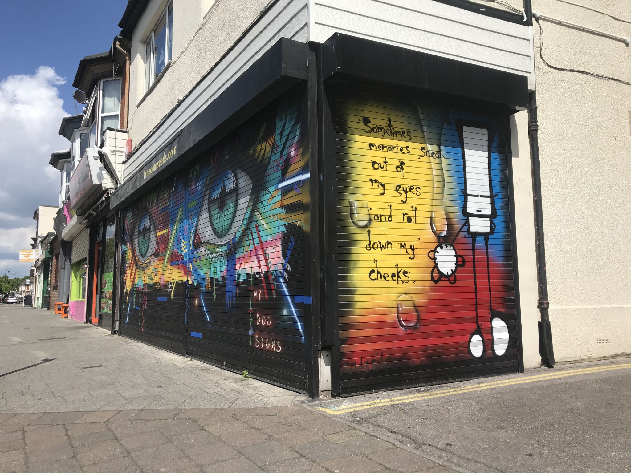 My Dog Sighs&mdash;Freedom Seeds Shutters