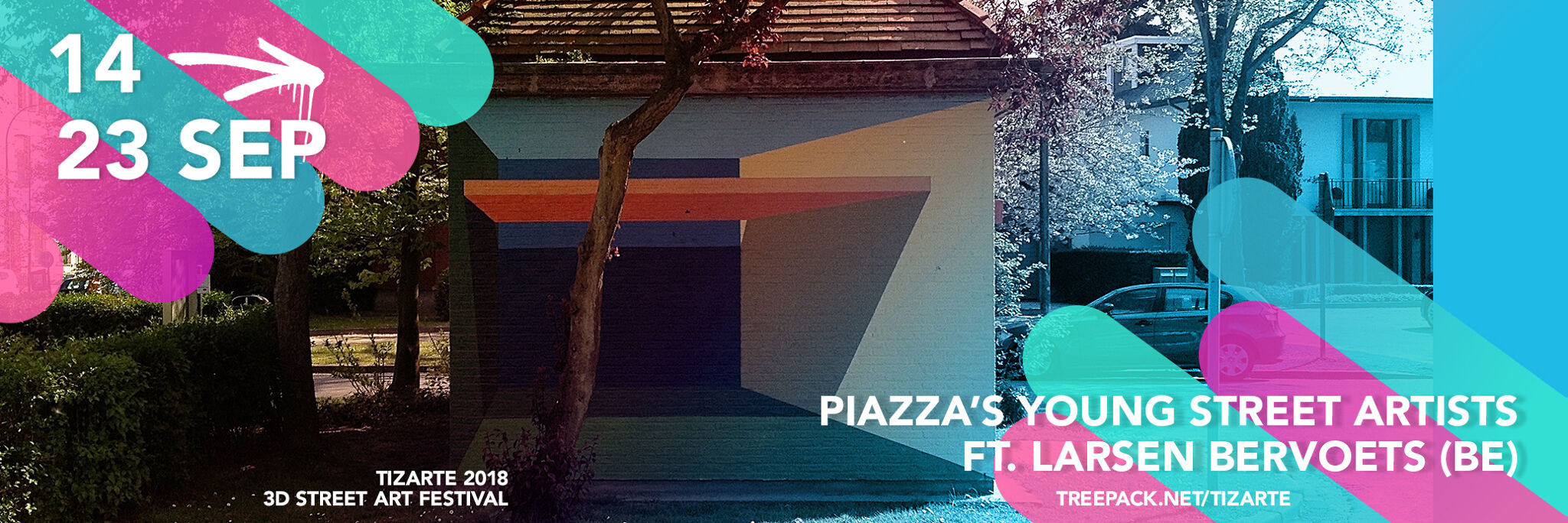 Larsen Bervoets&mdash;Tizarte 2018 - Piazza Masterclass Street Art