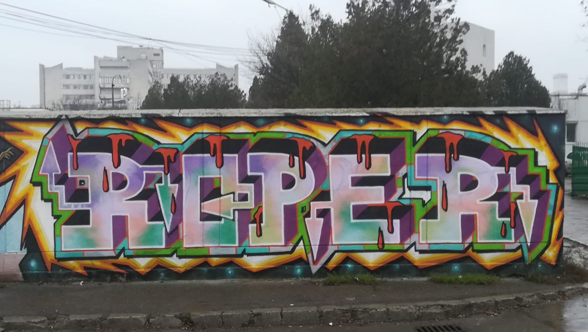 Harcea Pacea, OhBoy, Burok, Pisica Pătrată (Square Cat), ILUC, Goes, Sfer, Kuser, Roper, Pulsar Sinaps, Snek&mdash;Nicolina Legal Wall