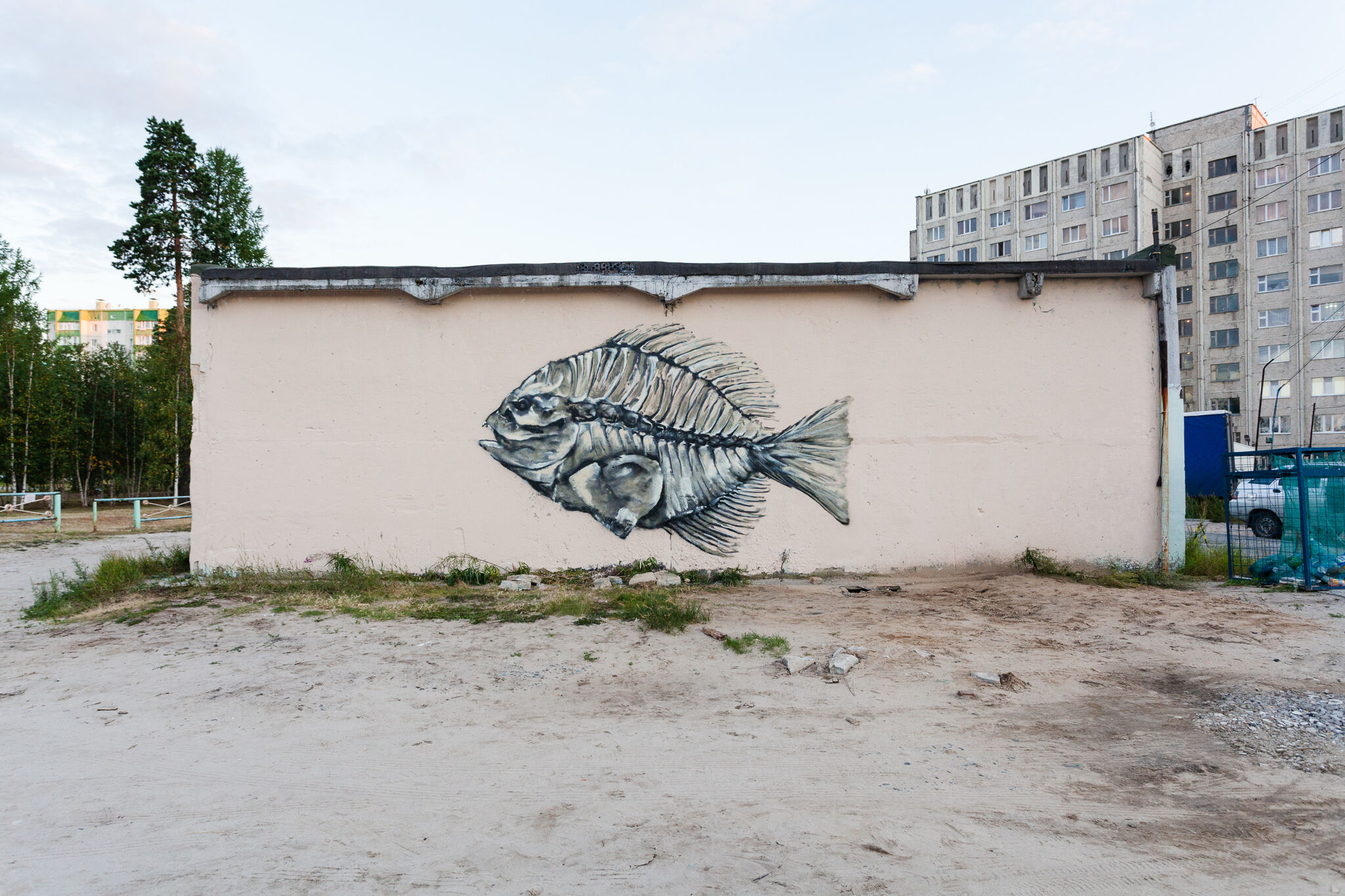 Stenograffia Team, Alexander Galeshnikov, Alexander Dergachev&mdash;Molds of ancient inhabitants of Noyabrsk