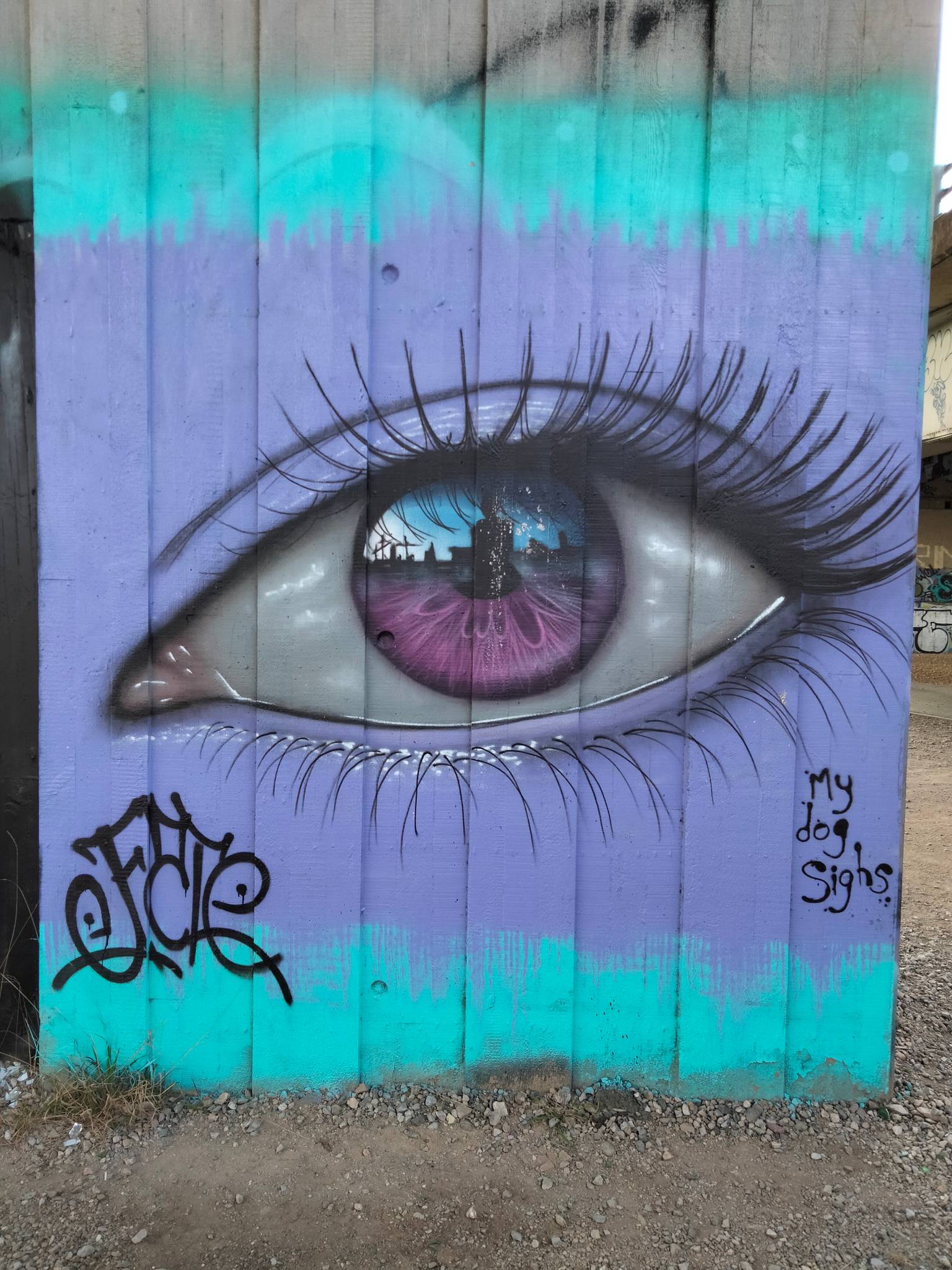 My Dog Sighs&mdash;Eyeball