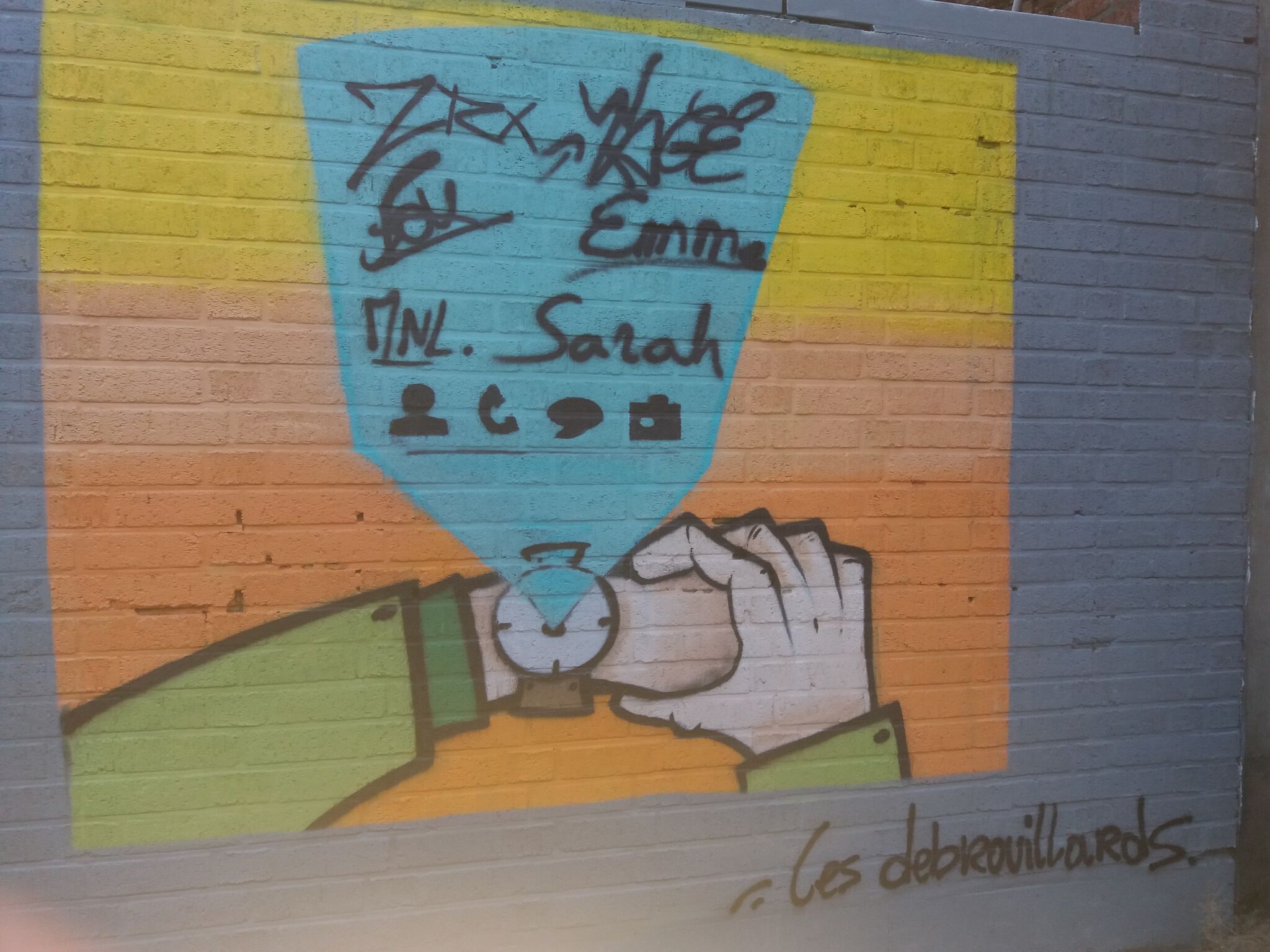 Soke - la cabane, les debrouillards&mdash;Herstal wall