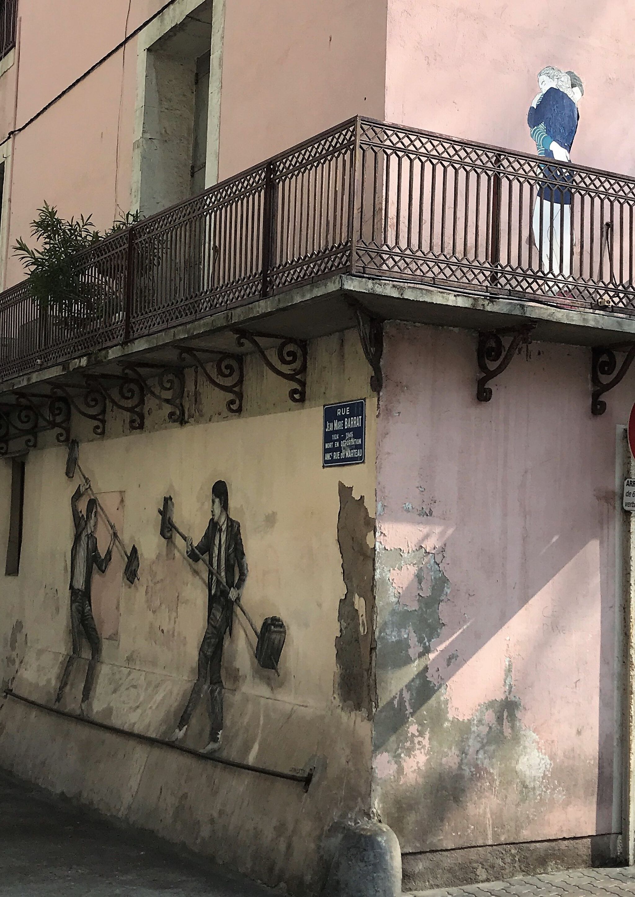 Levalet, Claire Streetart&mdash;Levalet Rue JM Barrat