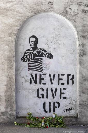 Never give up