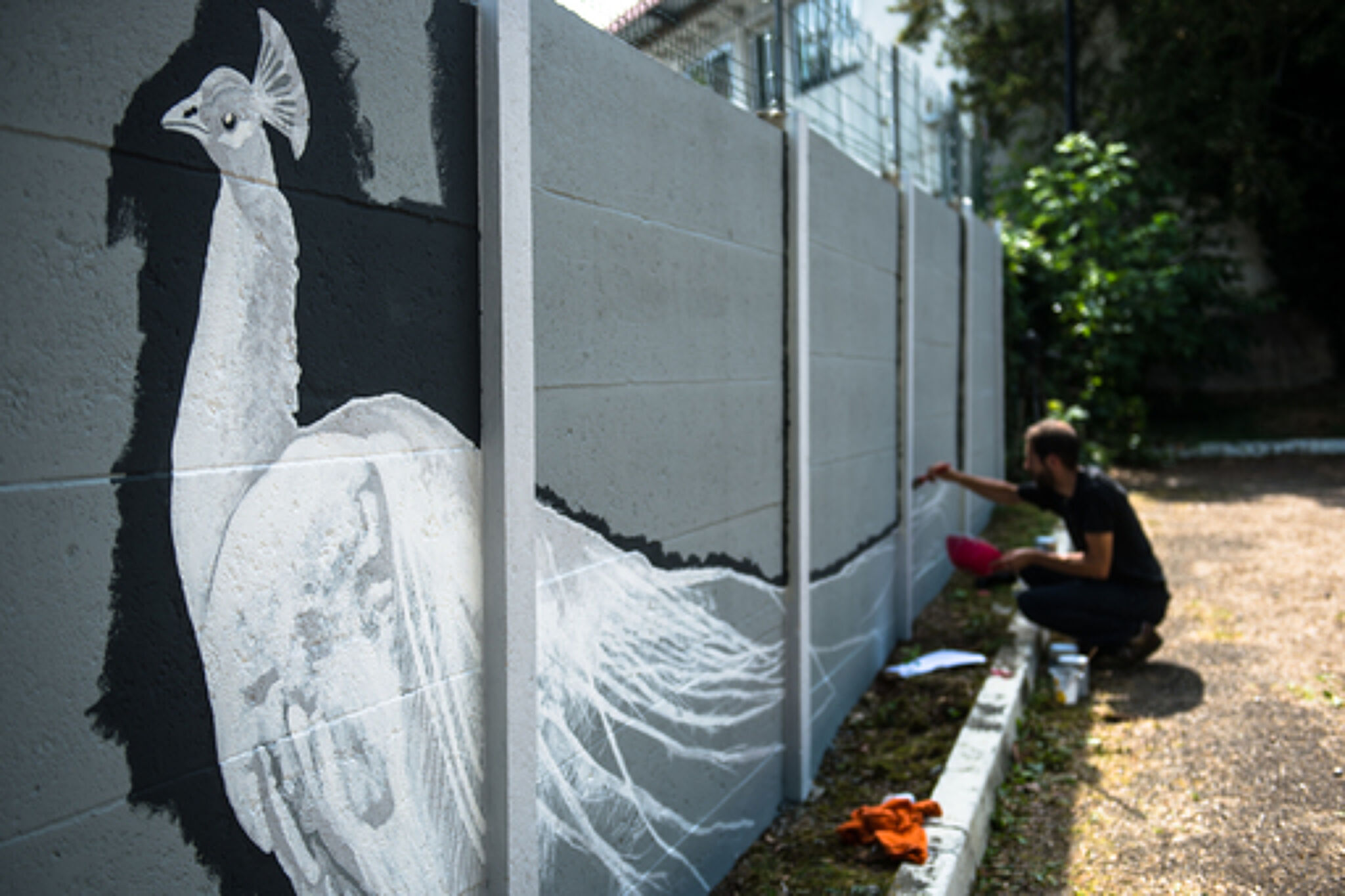 vincent Parisot et Linardoki&mdash;wall inside parking