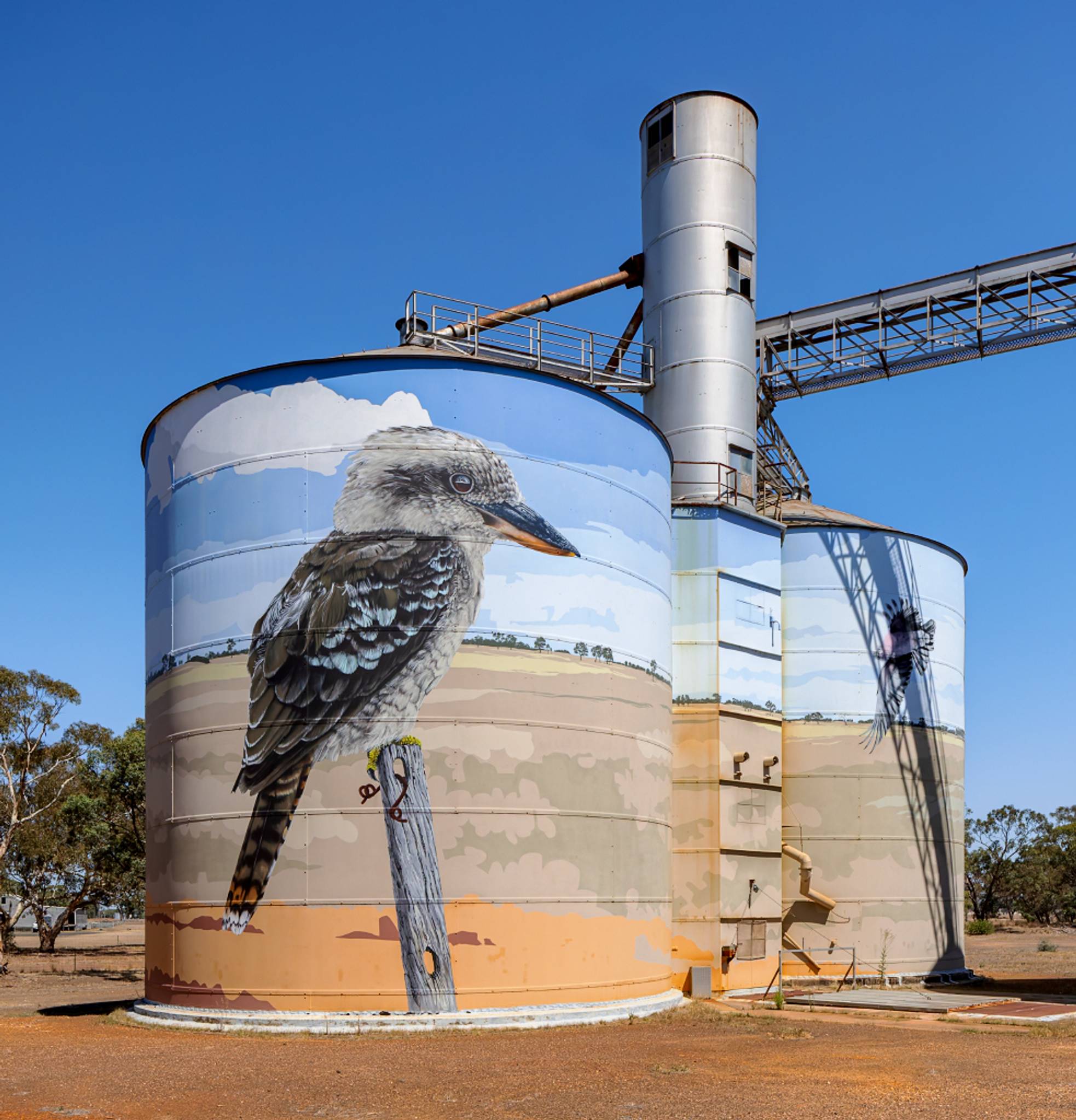 Geoffrey Carran&mdash;Goroke Silo Art