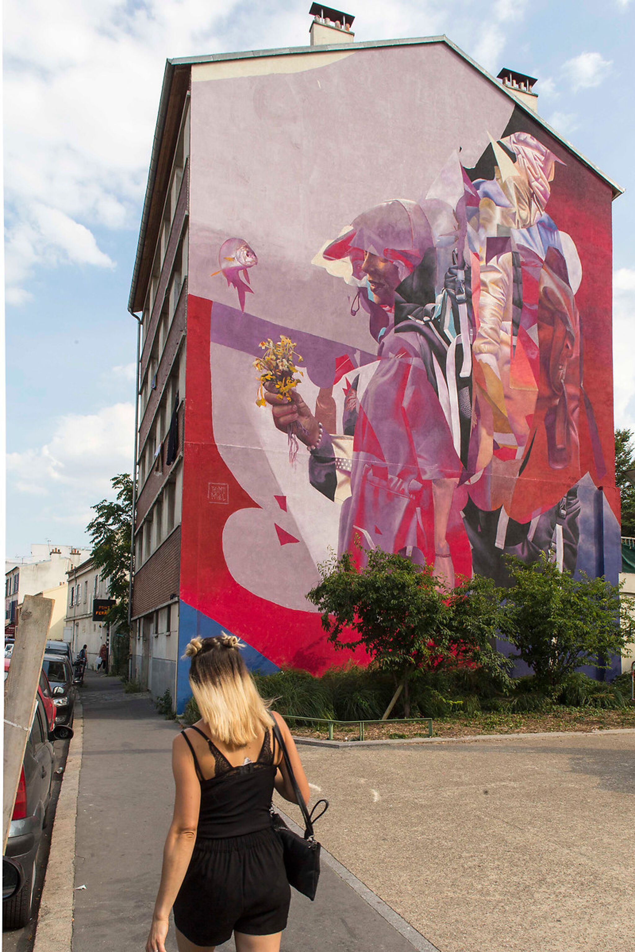 Telmo Miel&mdash;The girl giving flower to a fish