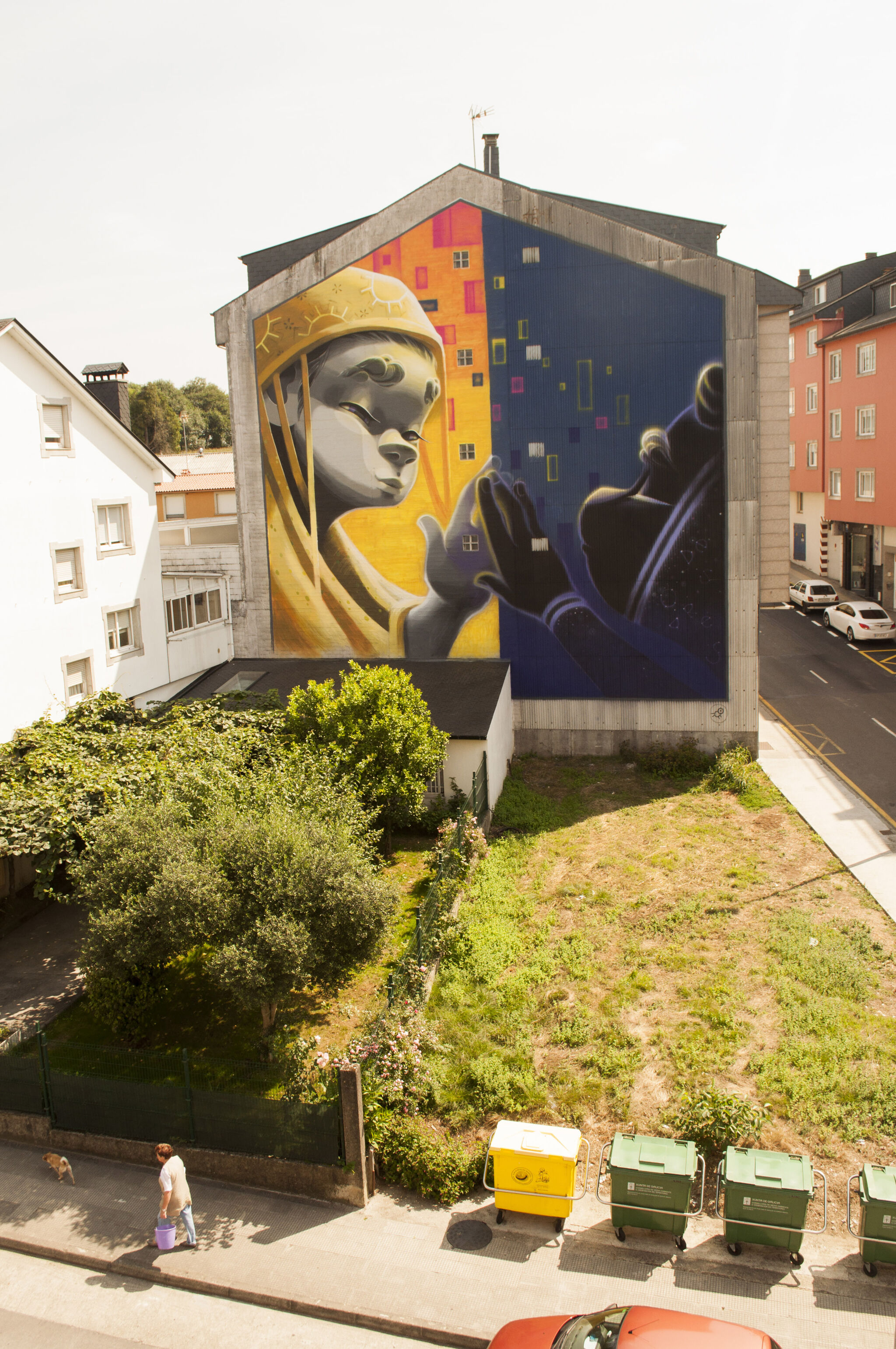 Animalitoland&mdash;Wall by ANIMALITOLAND for DESORDES CREATIVAS 2018 in Ordes (Galicia, Spain)