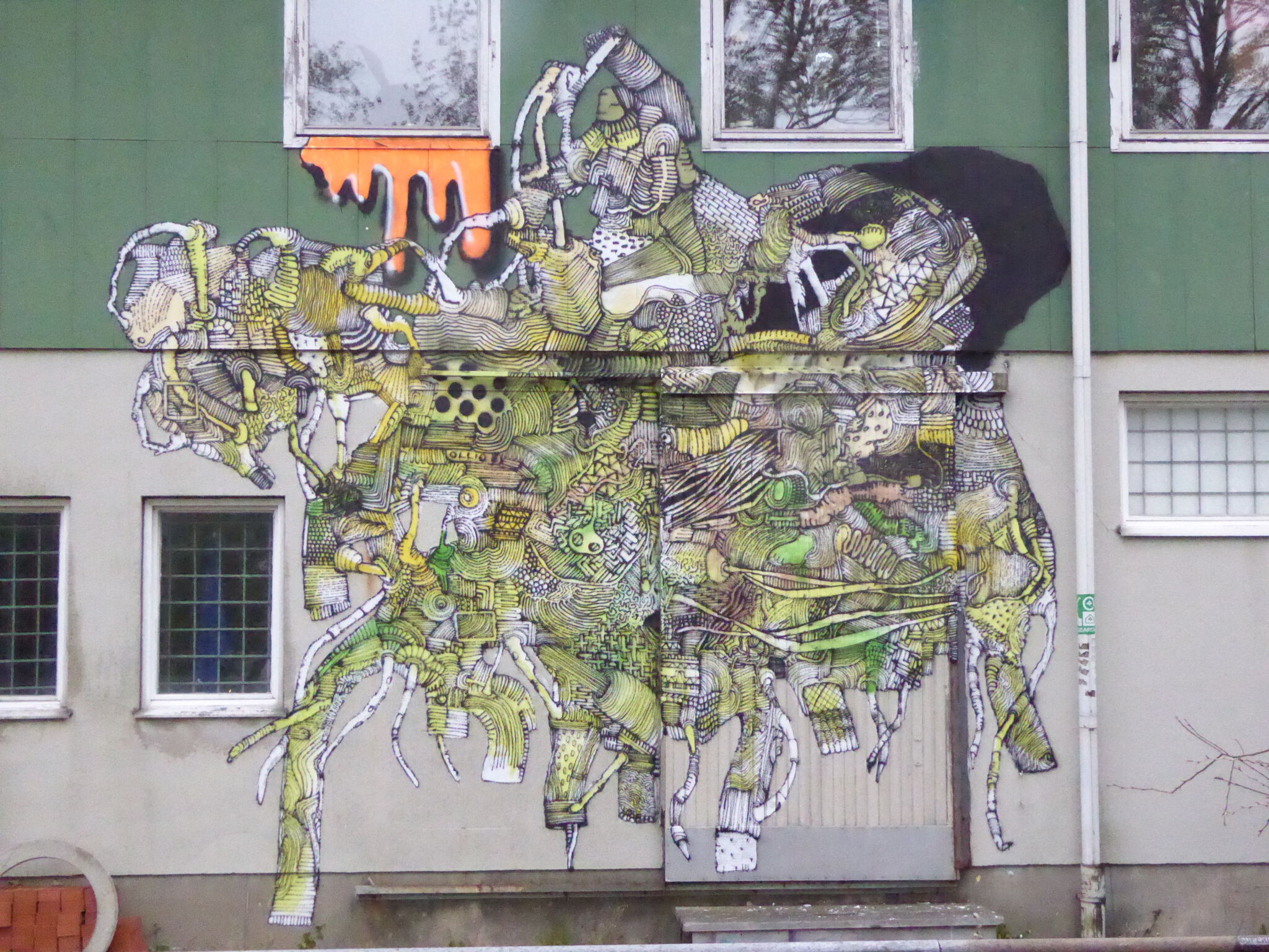 Ruskig, Gouge, Ollio, Sceb, Ioh, Various Artists&mdash;Ringön outside gallery