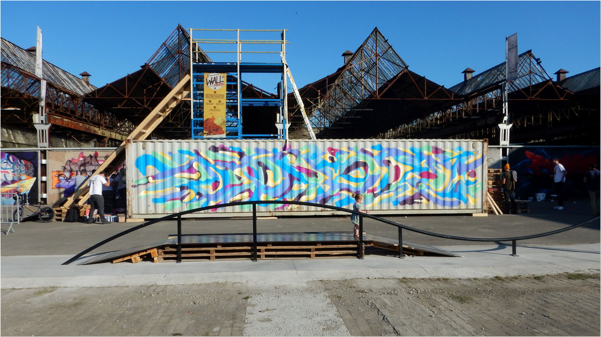 PsoMan, Steve Locatelli, SozyOne, Johnny Boy, Derm Bad Taste, Jaba&mdash;Wall & ride fabrik festival 2019