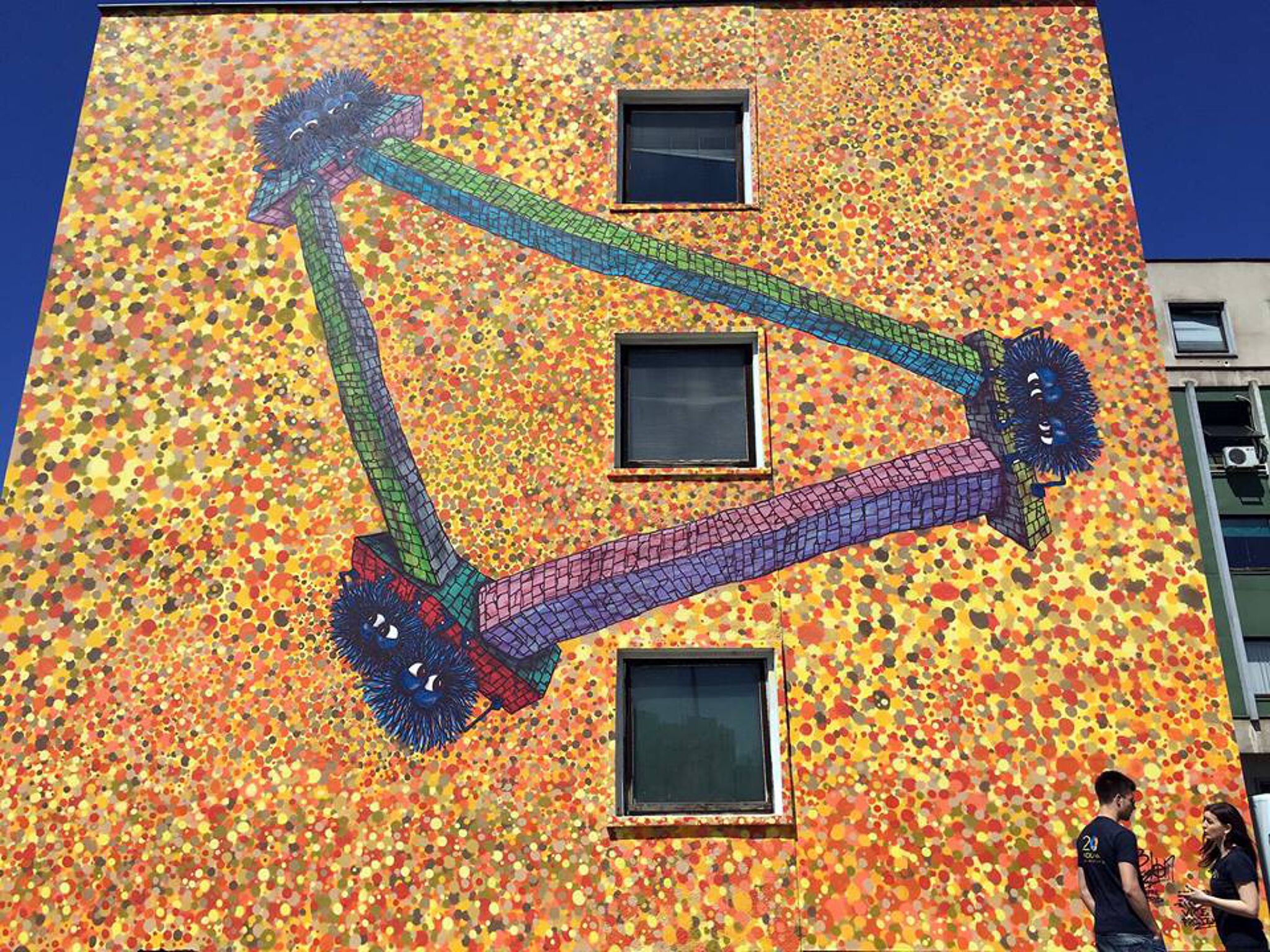 Caleb Neelon&mdash;Mural of peace