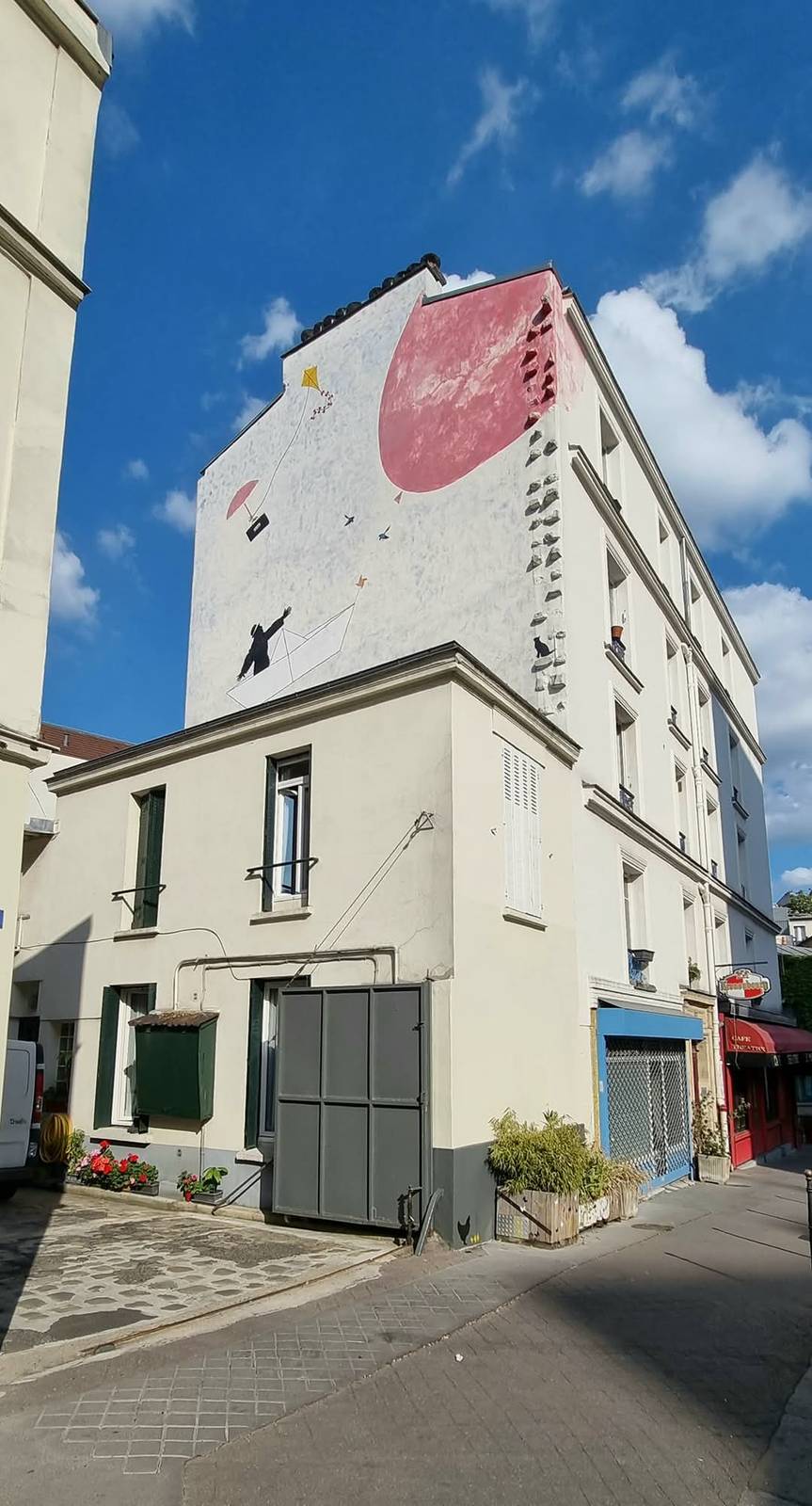 Nemo Street Art&mdash;Le ballon rouge