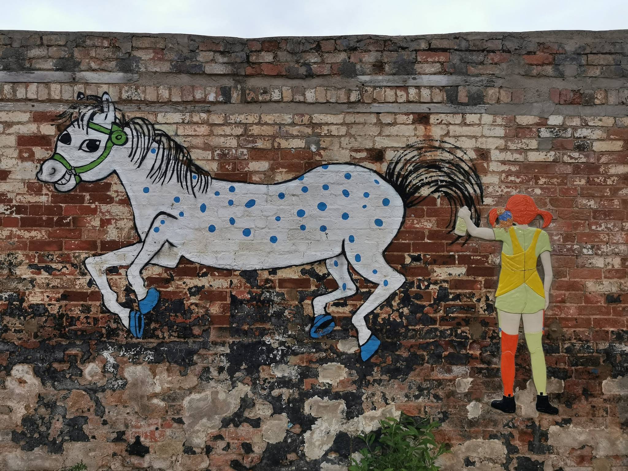 Chinagirl Tile&mdash;Girl and Horse