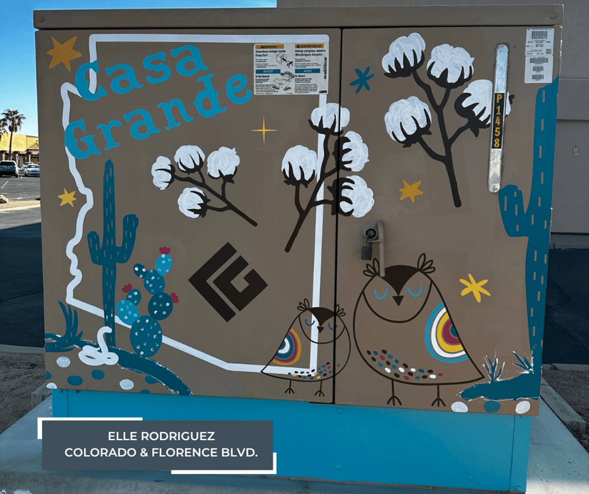 Elle Rodriguez&mdash;Utility Box Art