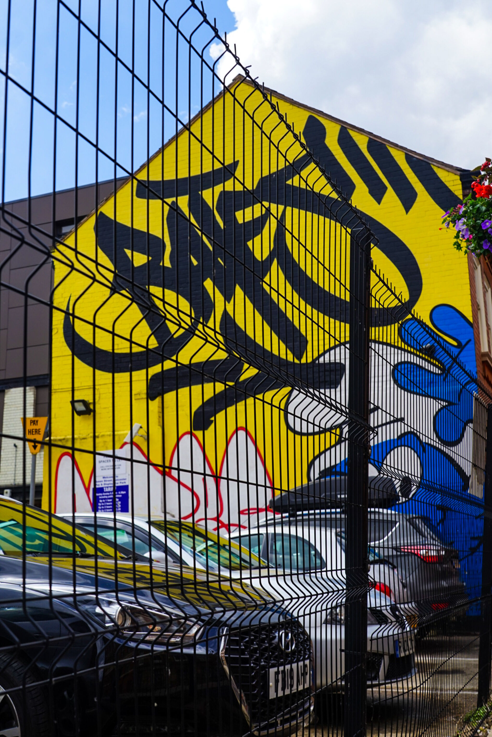 Bates&mdash;Smurf mural