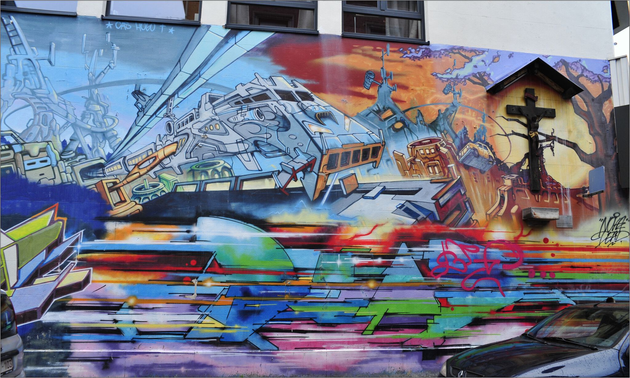 jnc, Jaba&mdash;Entrée de rue, les deux façades