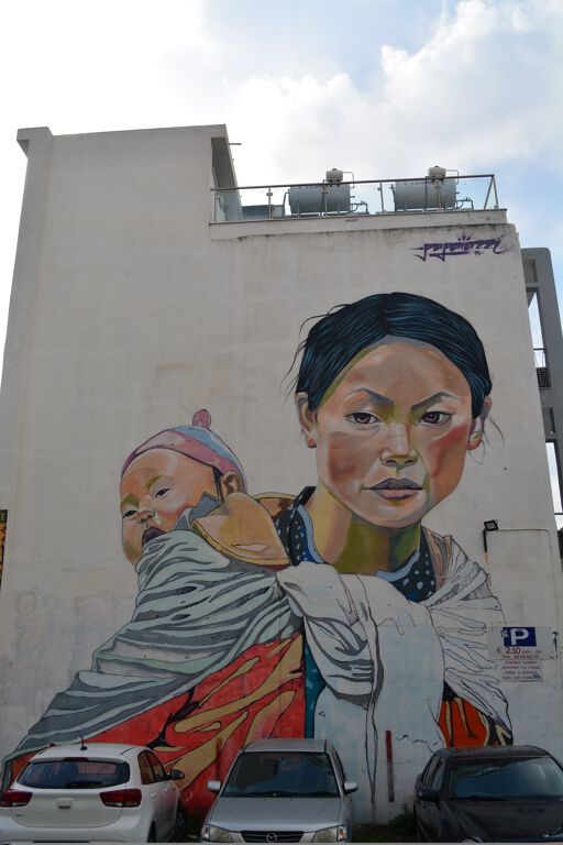Nepalese mother and her child