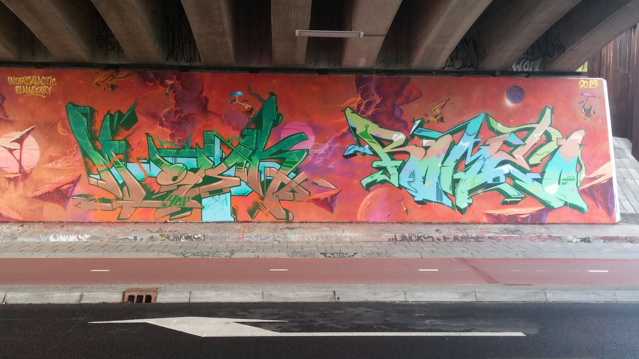 ETRS, Mega, MOSK, Romeo, Unoks Nozm&mdash;Marshallweg (Hall of Fame)