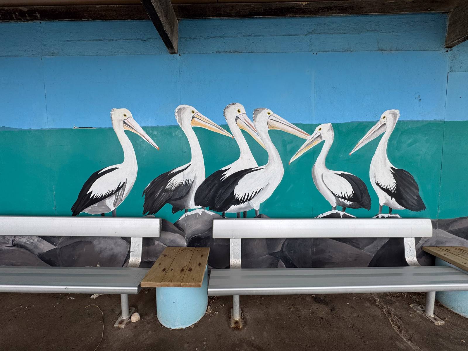 Darryl Lewis, Andrew Lewis&mdash;Edithburgh Tidal Pool Mural