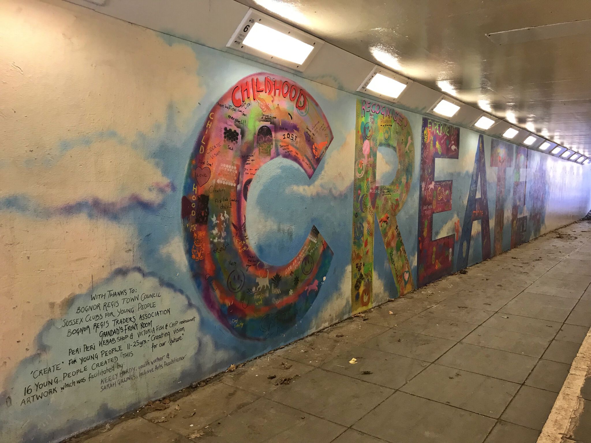 Sarah Gillings&mdash;Create Mural