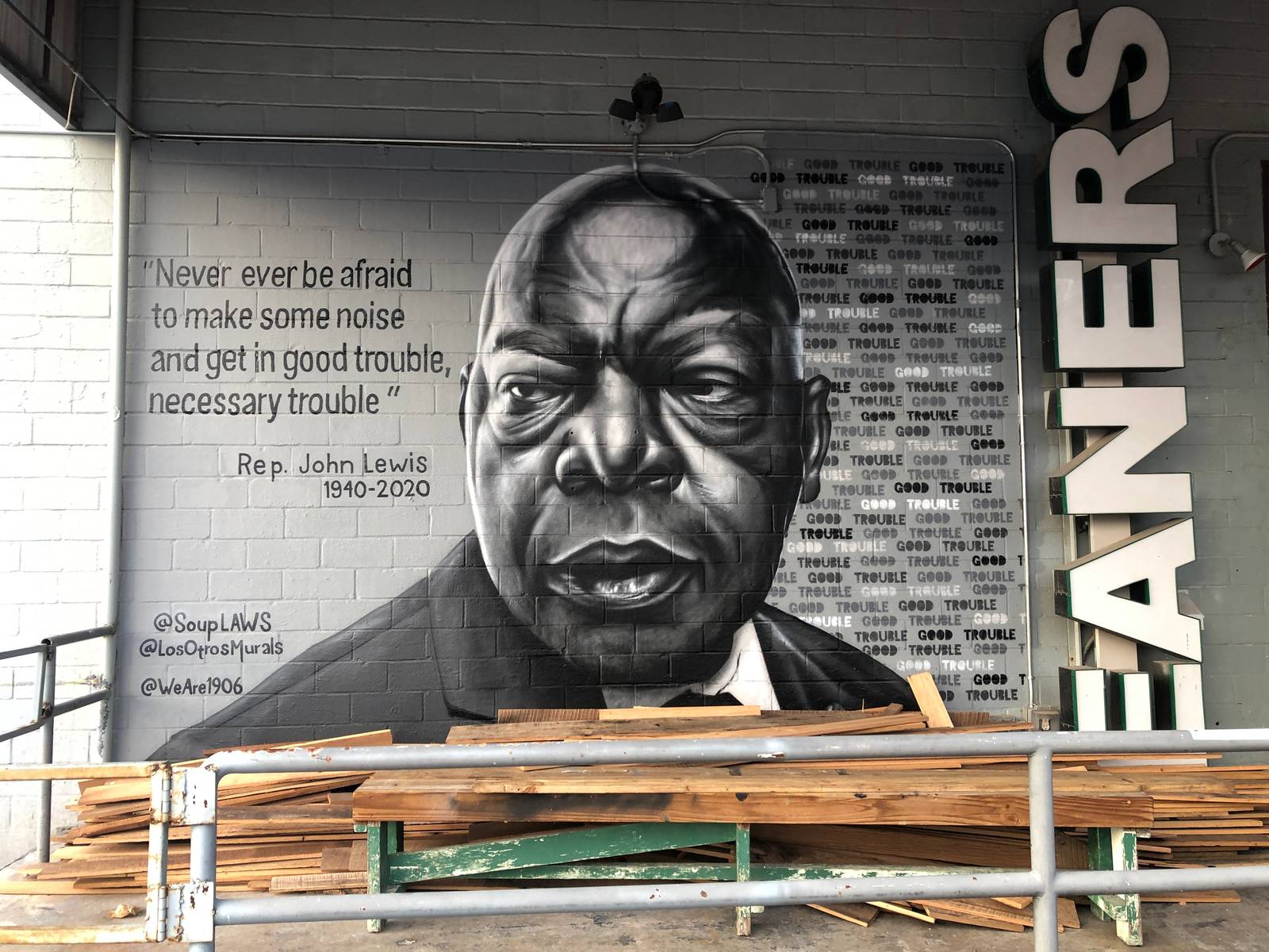 Nik Soupé&mdash;John Lewis memorial