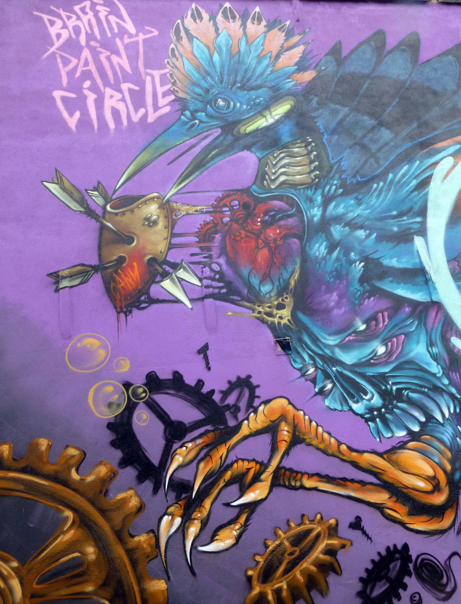 BrainPaintCircle&mdash;The Hoopoe is landed