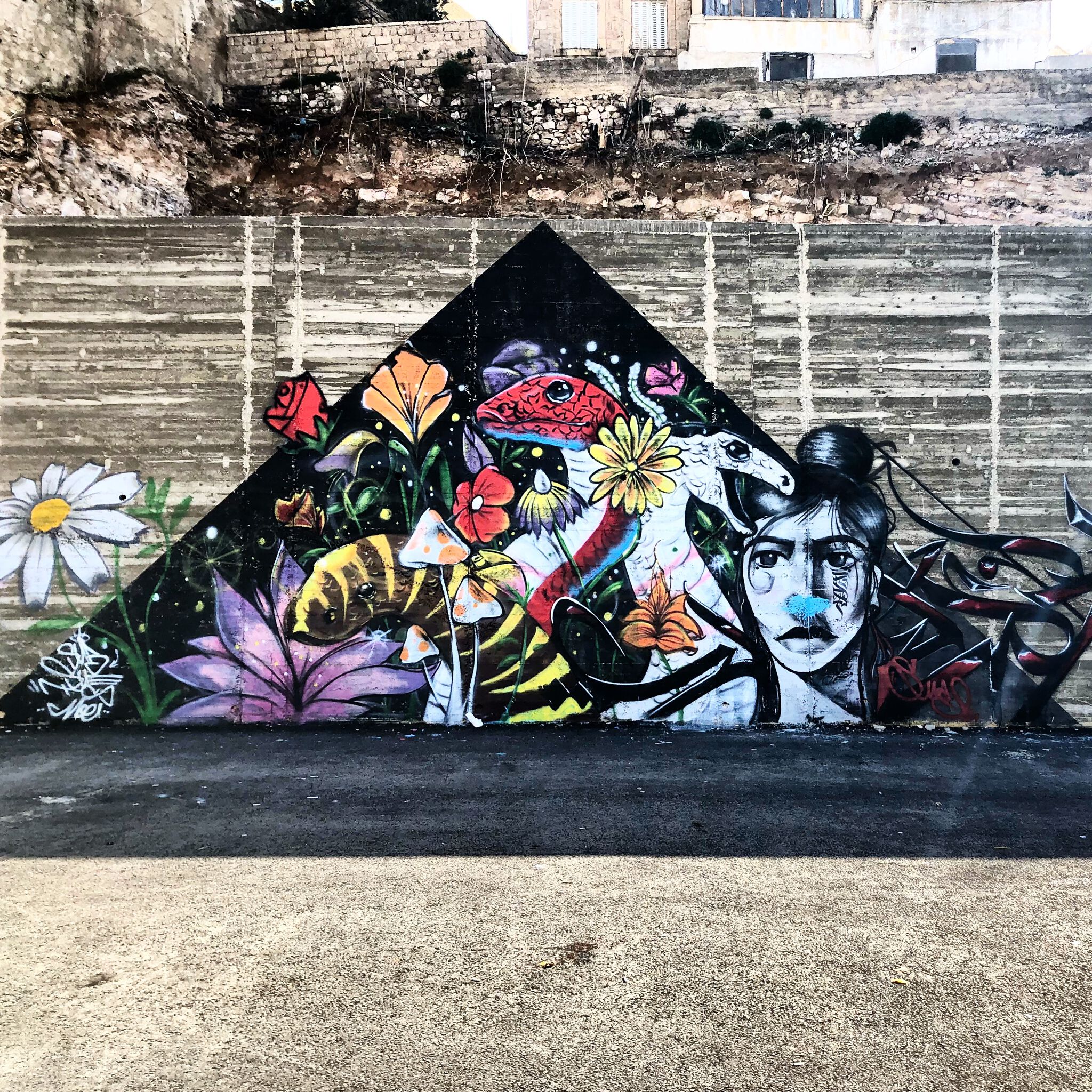 @moecalligraffiti, Suhaib Attar, Wesam Shadid, Suha Sultan&mdash;Untitled