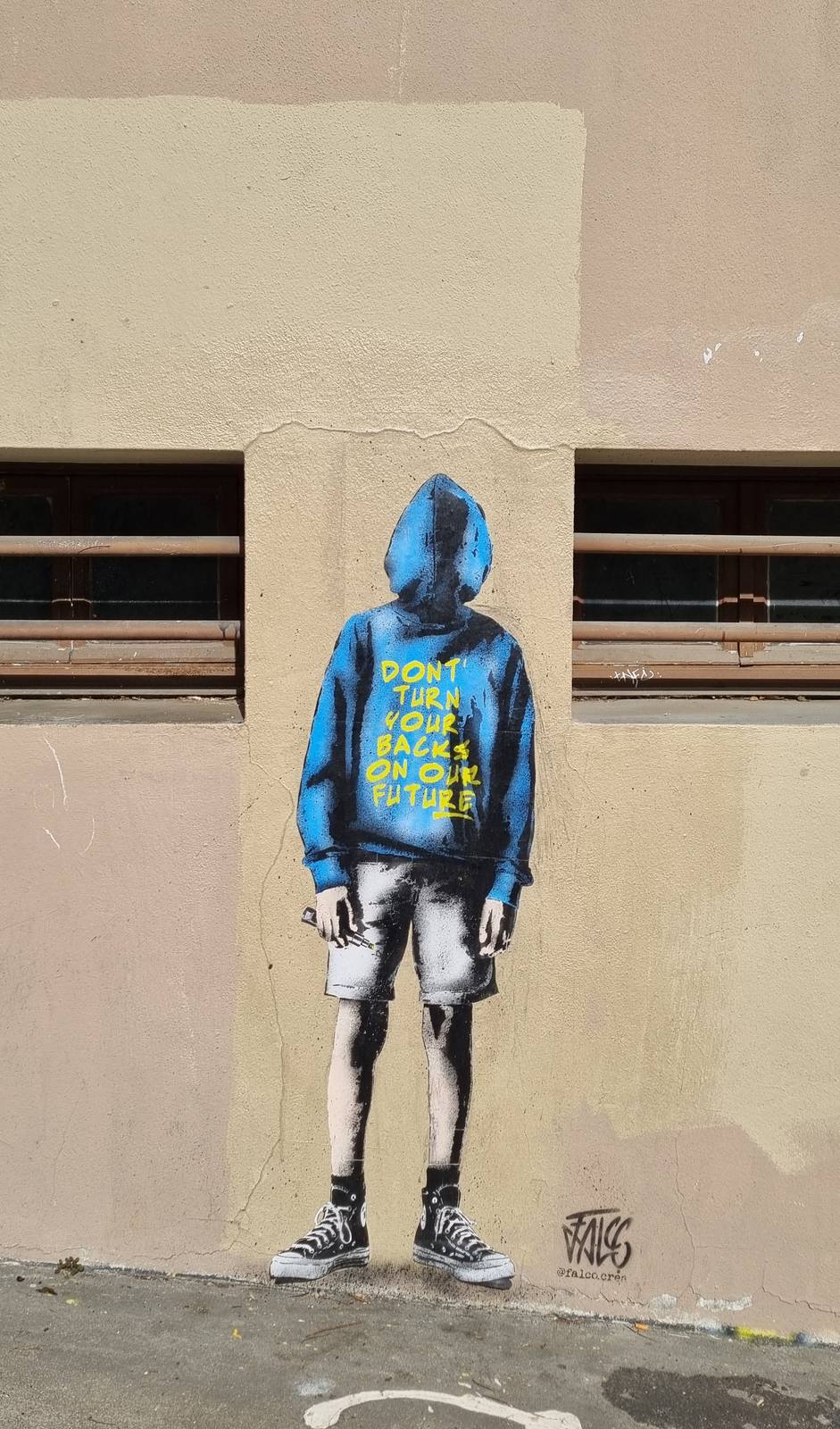 Falco&mdash;Don't turn your back on our future