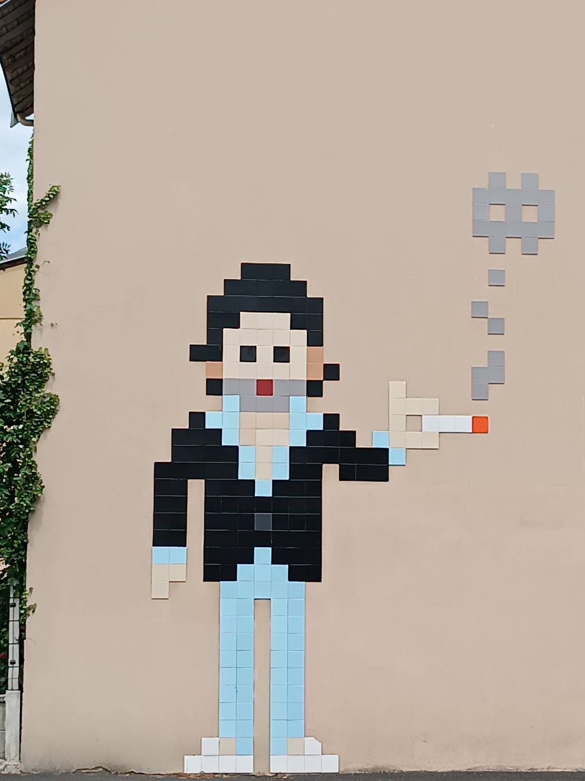 invader&mdash;Serge Gainsbourg Mosaic