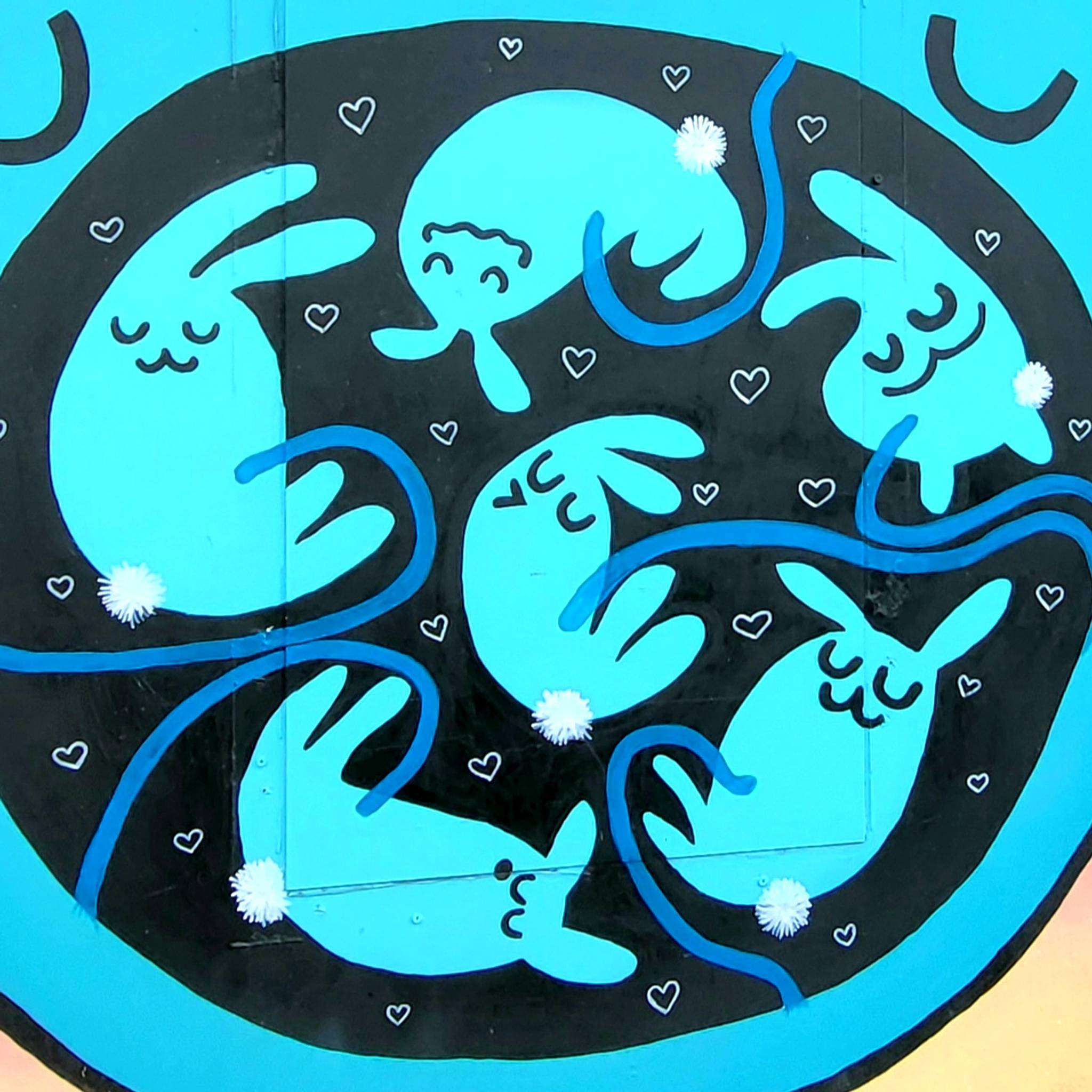 rooabrook, Koe1, Ketones6000, thisismidge, NZIE, Gary Stranger, pogo, RoosArt&mdash;Osborne Road Street Art Gallery