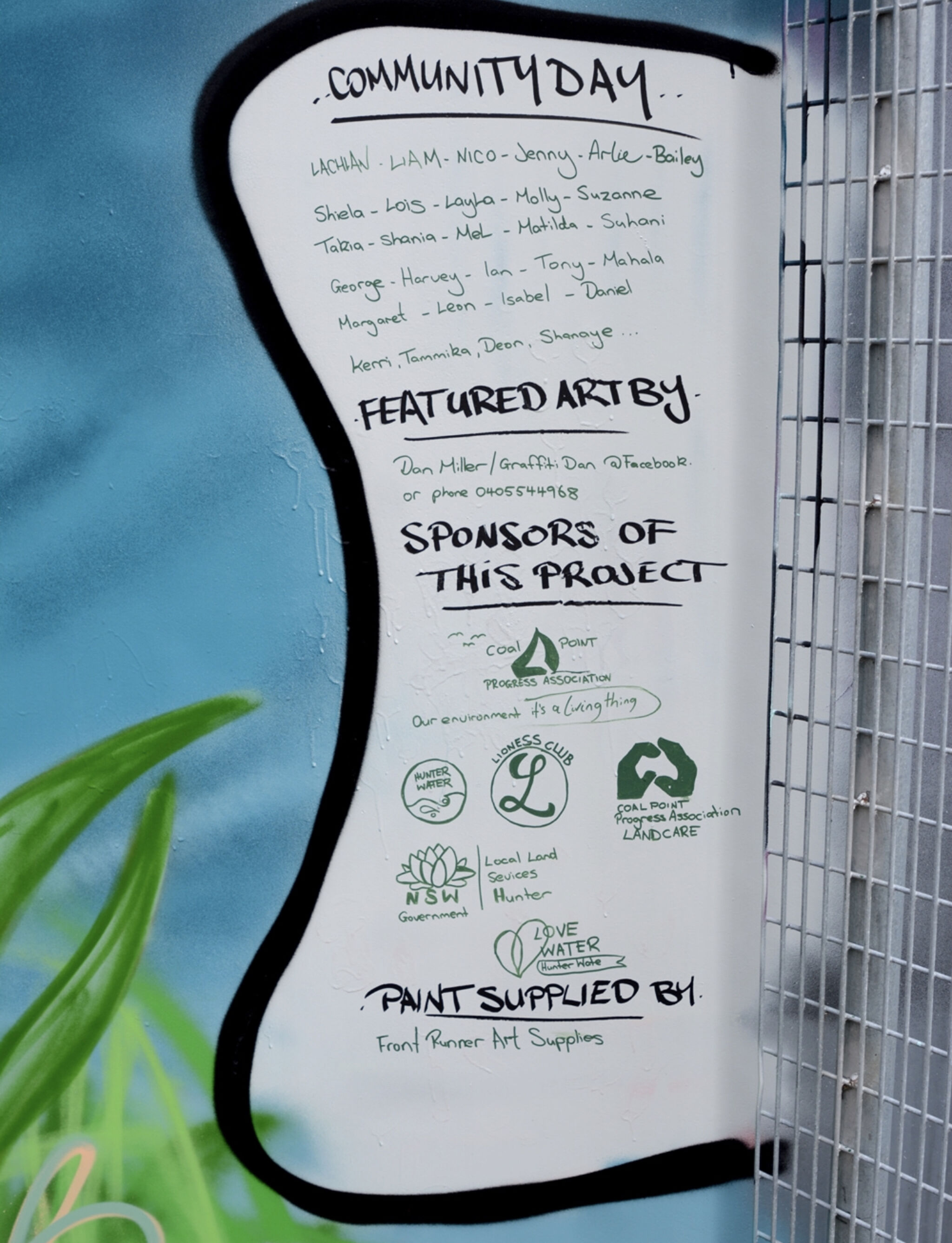 Dan Miller&mdash;Coal Point Water Tank Art