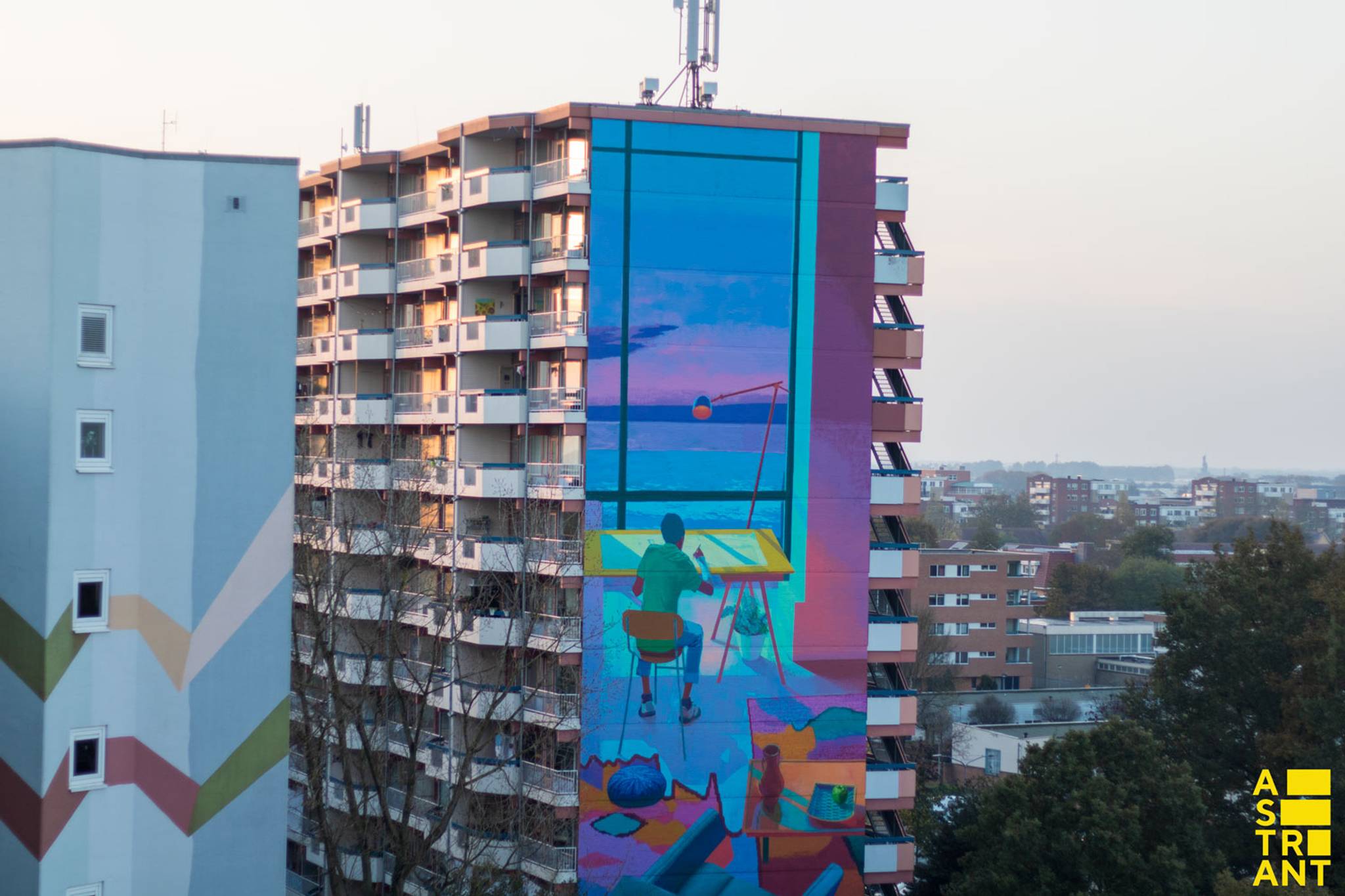fred battle&mdash;Museum Murals Ede x Kroller Muller