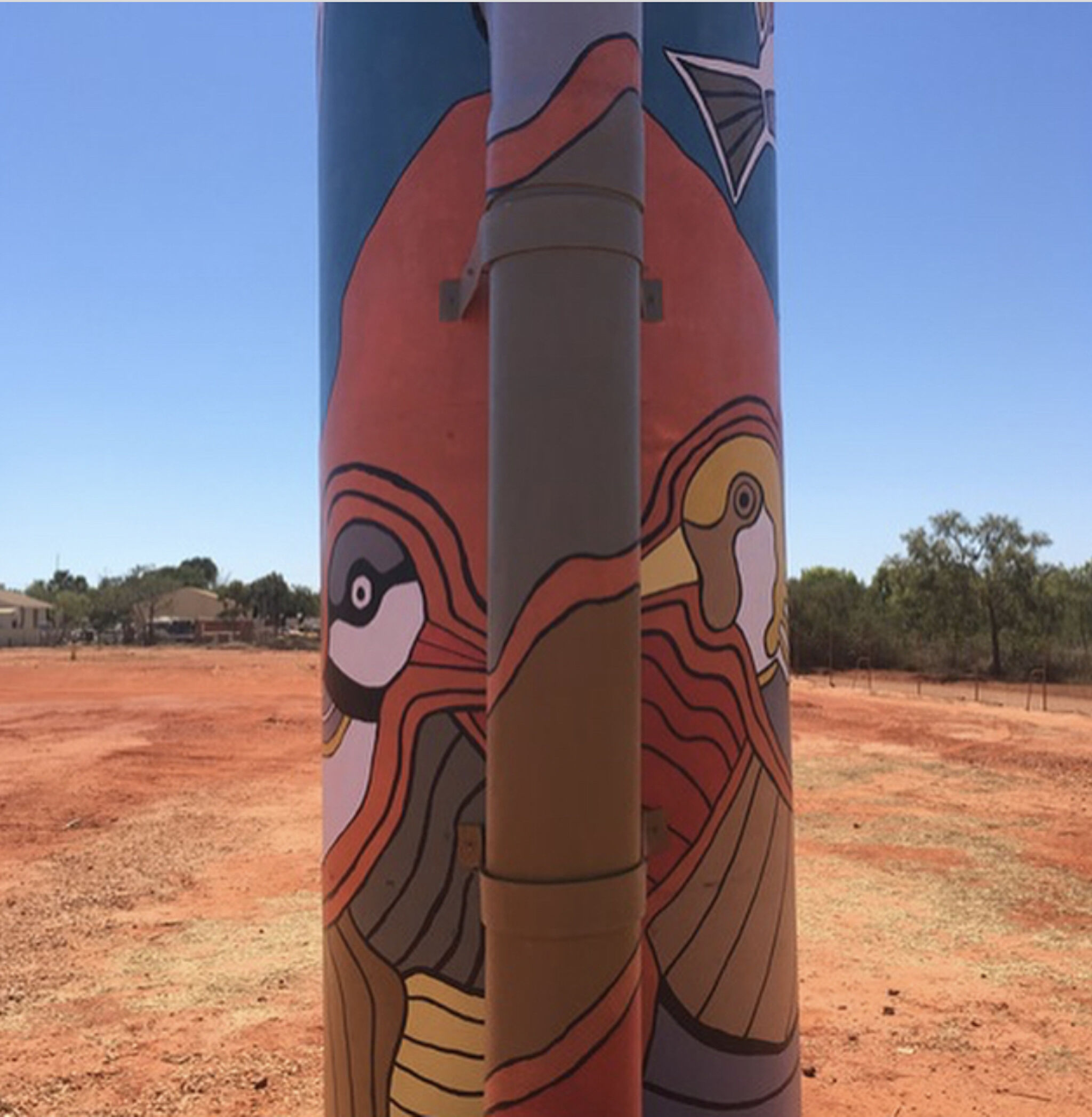 Martha Lee, Kirra Watson&mdash;Broome Water Tank Art