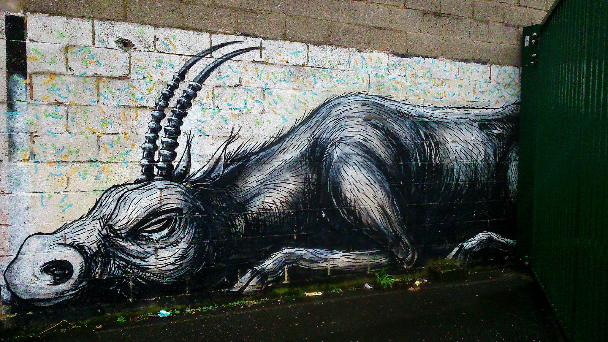Roa, Resto, Flux, Bishop, Irwin, Bué The Warrior&mdash;Graffiti jam