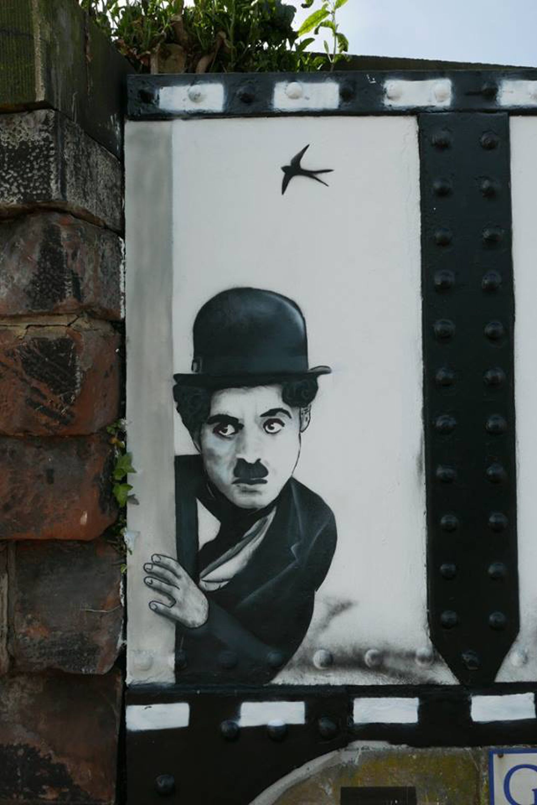 Dice 67&mdash;Charlie Chaplin Mural