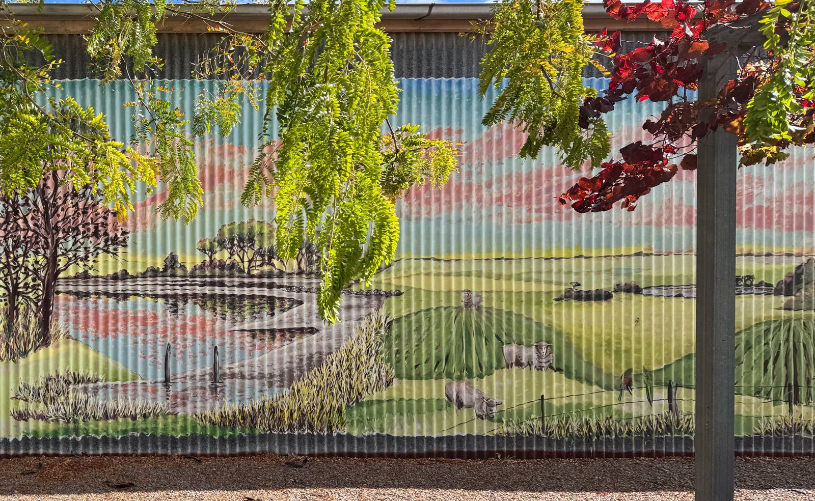 Anne Harris&mdash;Centenary Garden Mural